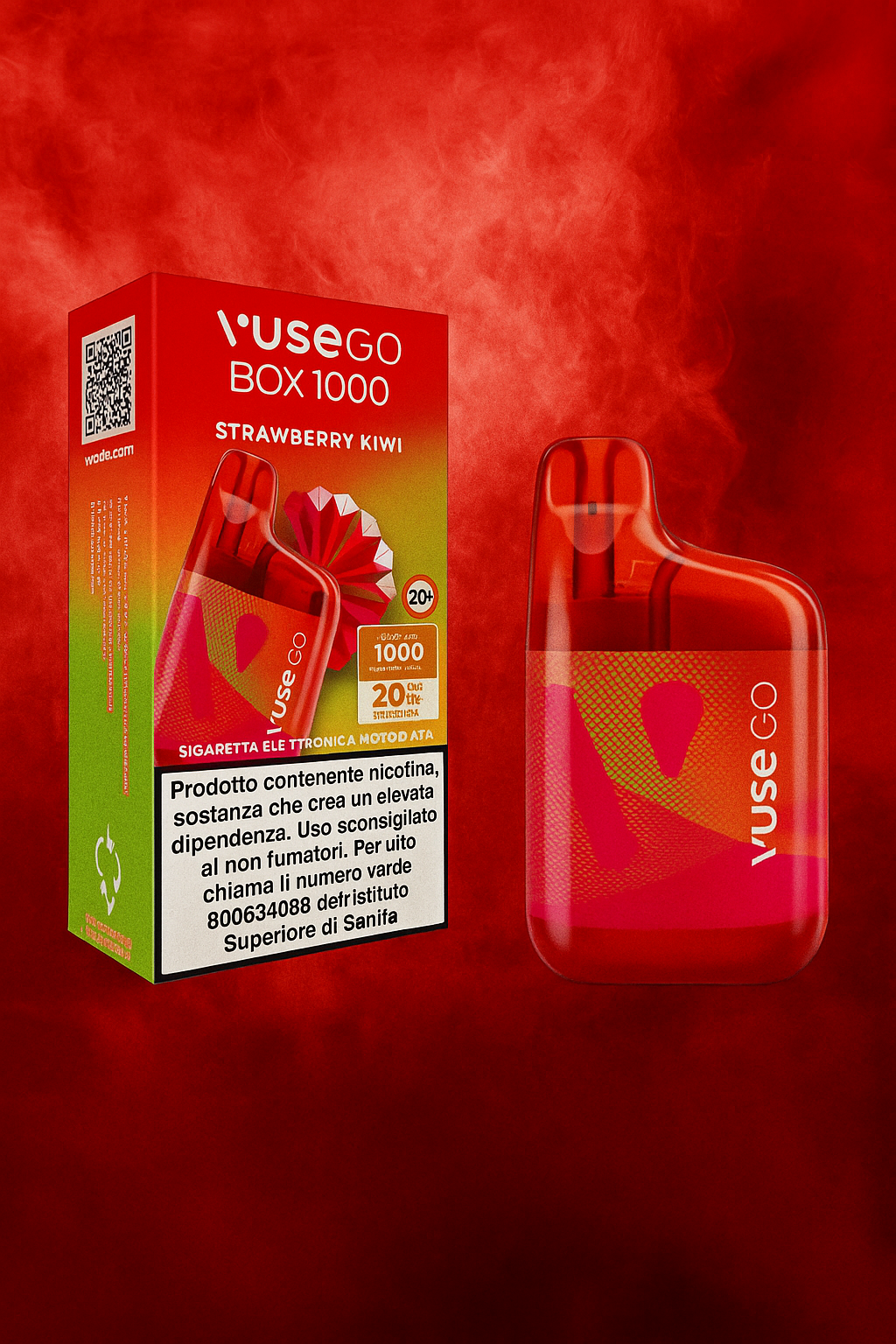 Vuse GO Box Edition 01 Strawberry Kiwi Pod - 800 Puff