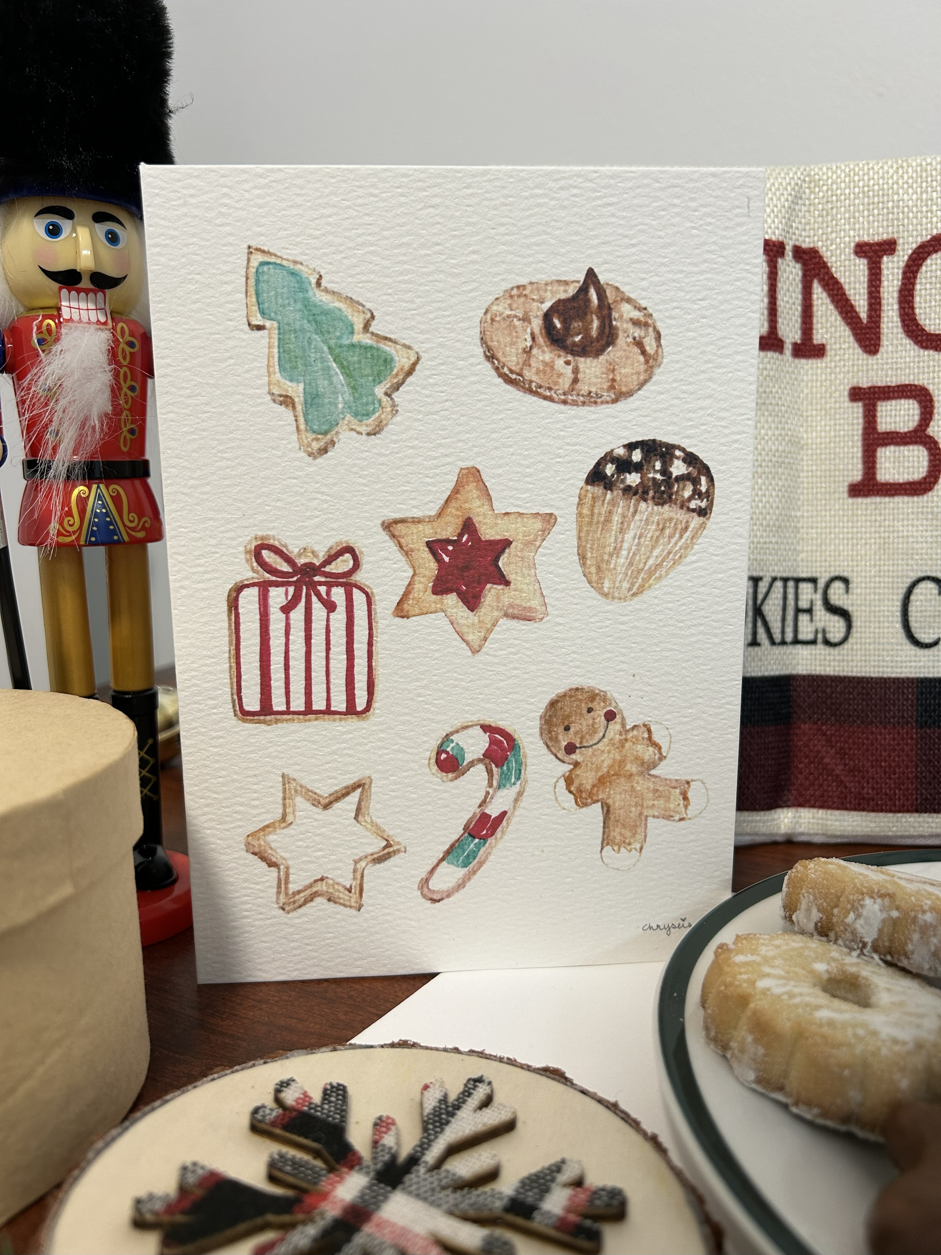 Holiday Cookies Card