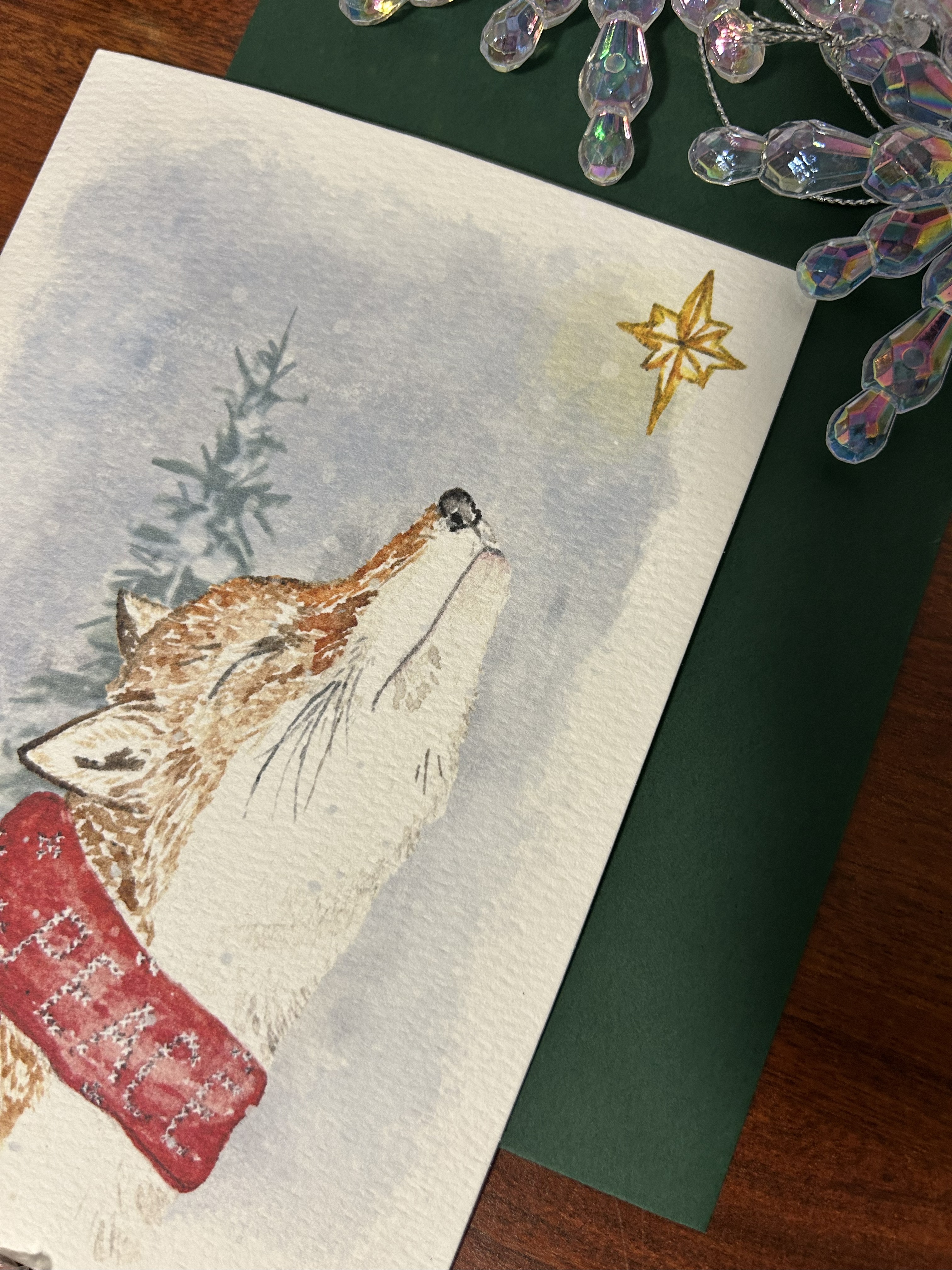 Winter Wolf at Peace