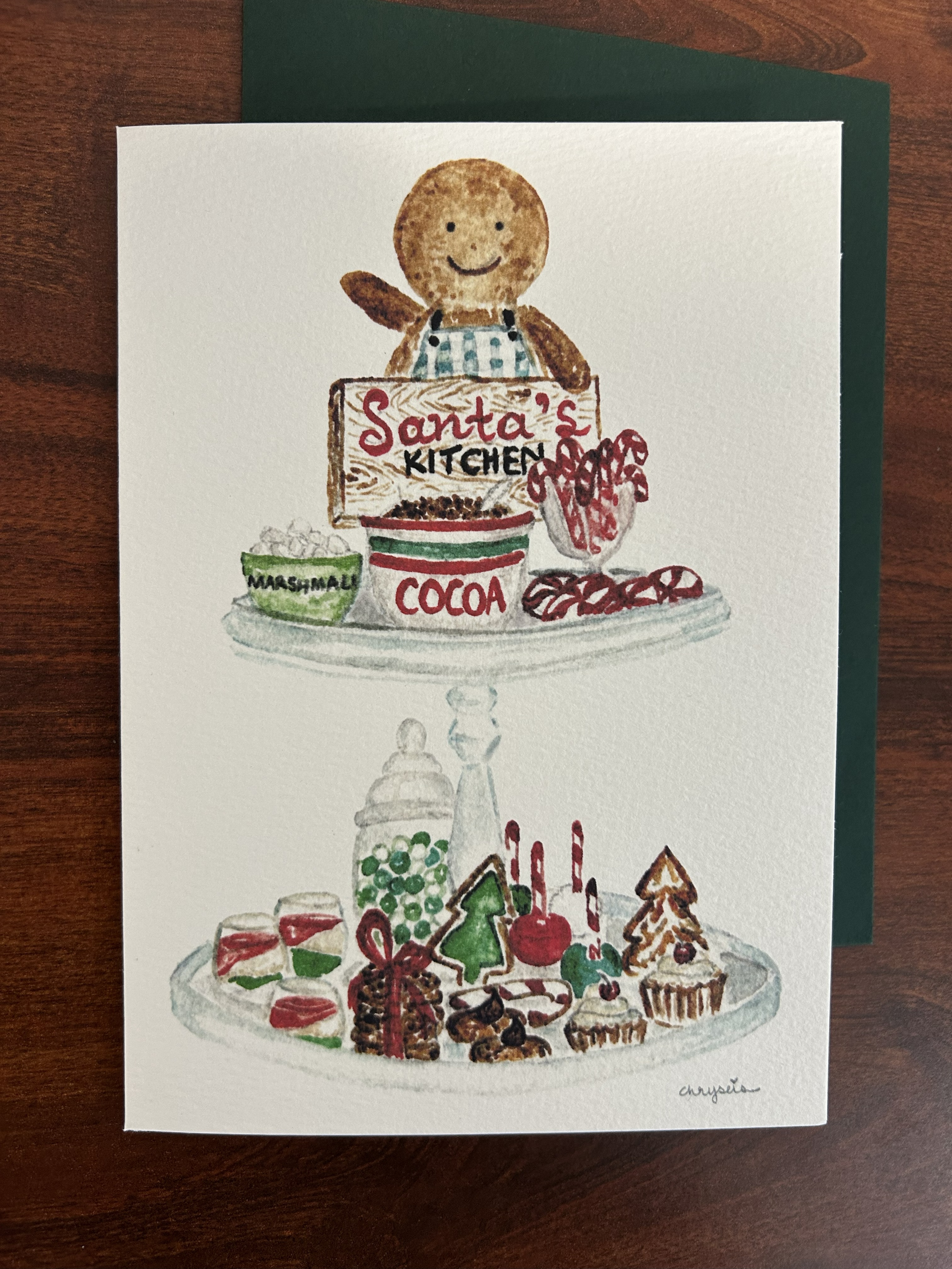 Santa's Kitchen card