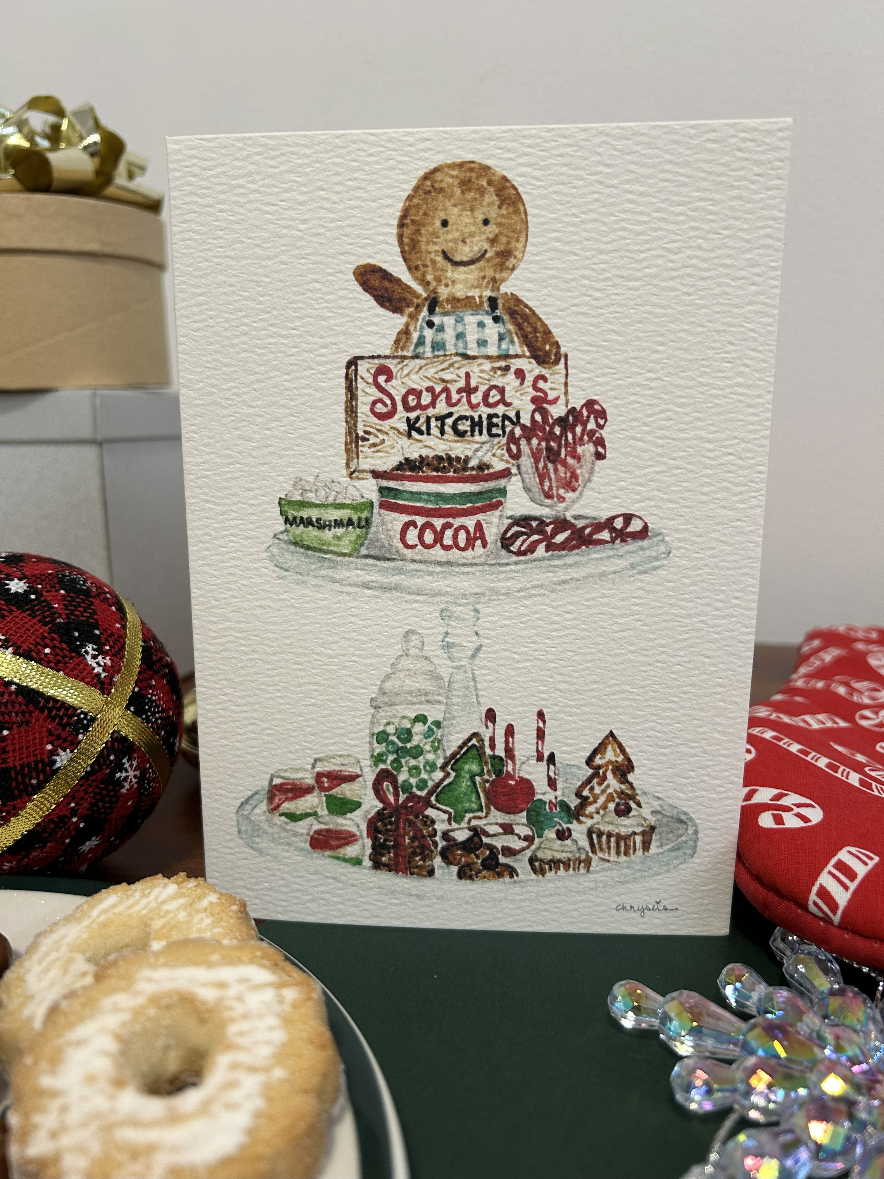 Santa's Kitchen card