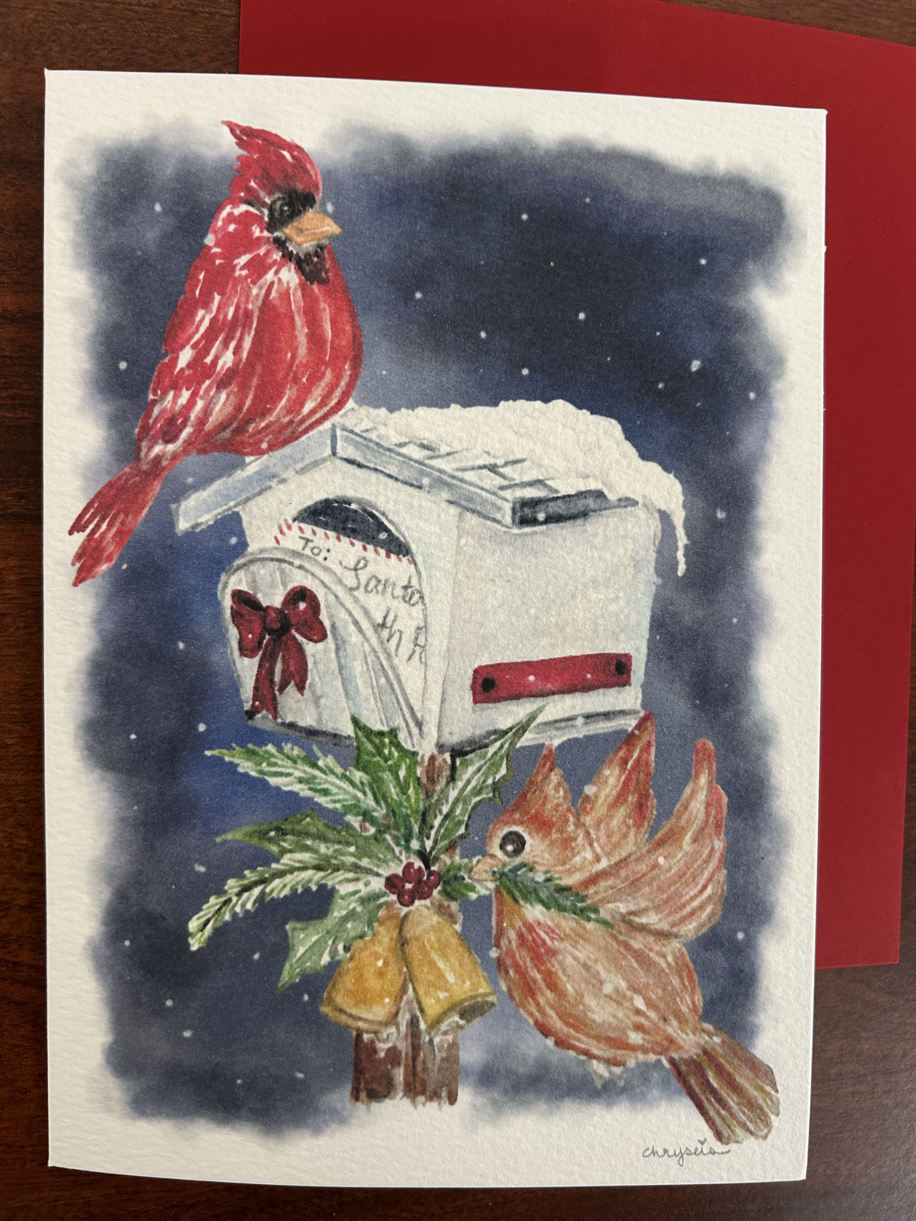 Cardinals and Santa's Mail