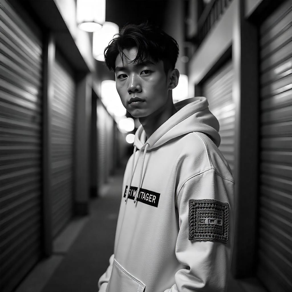 Sudadera con capucha blanca