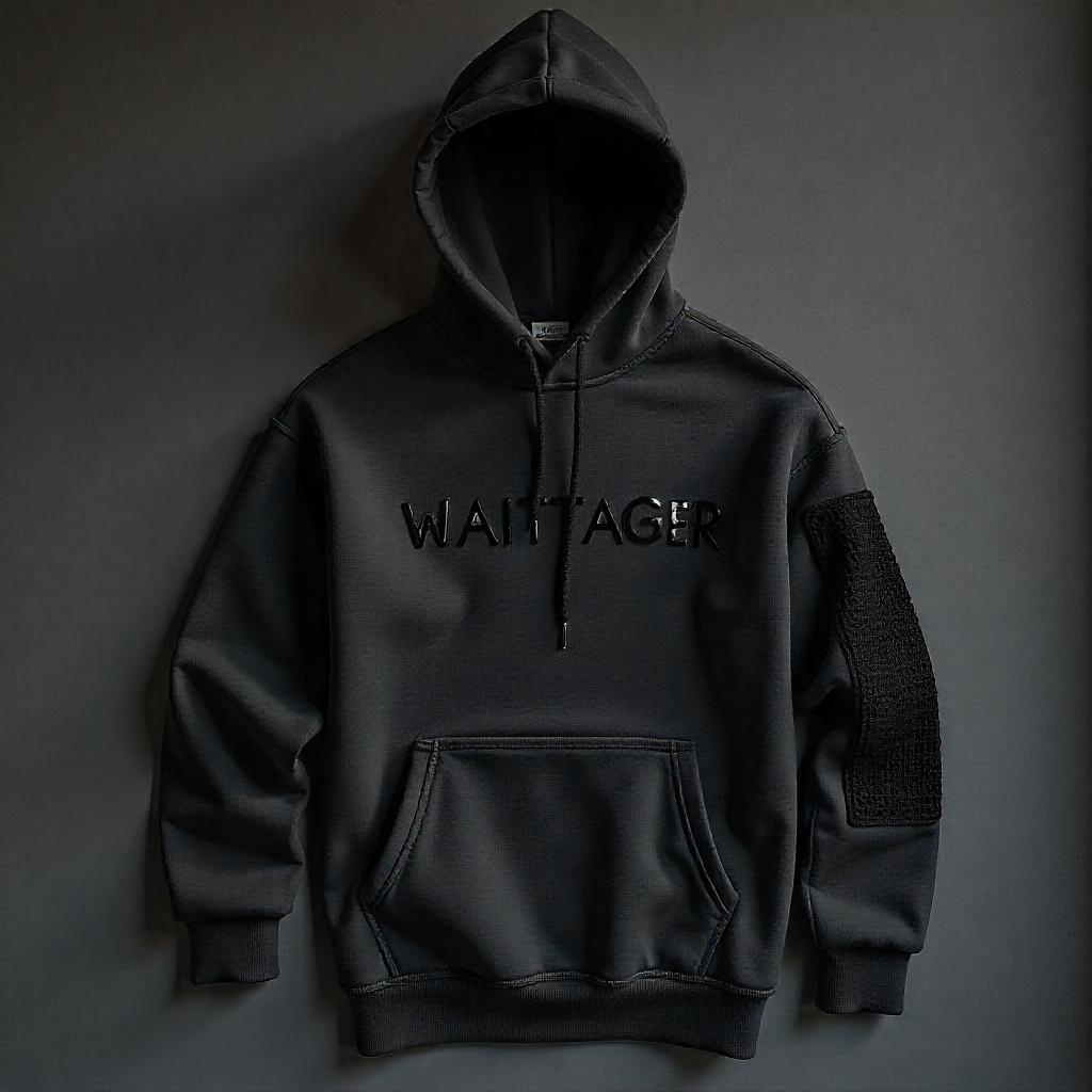 Sudadera con capucha negra