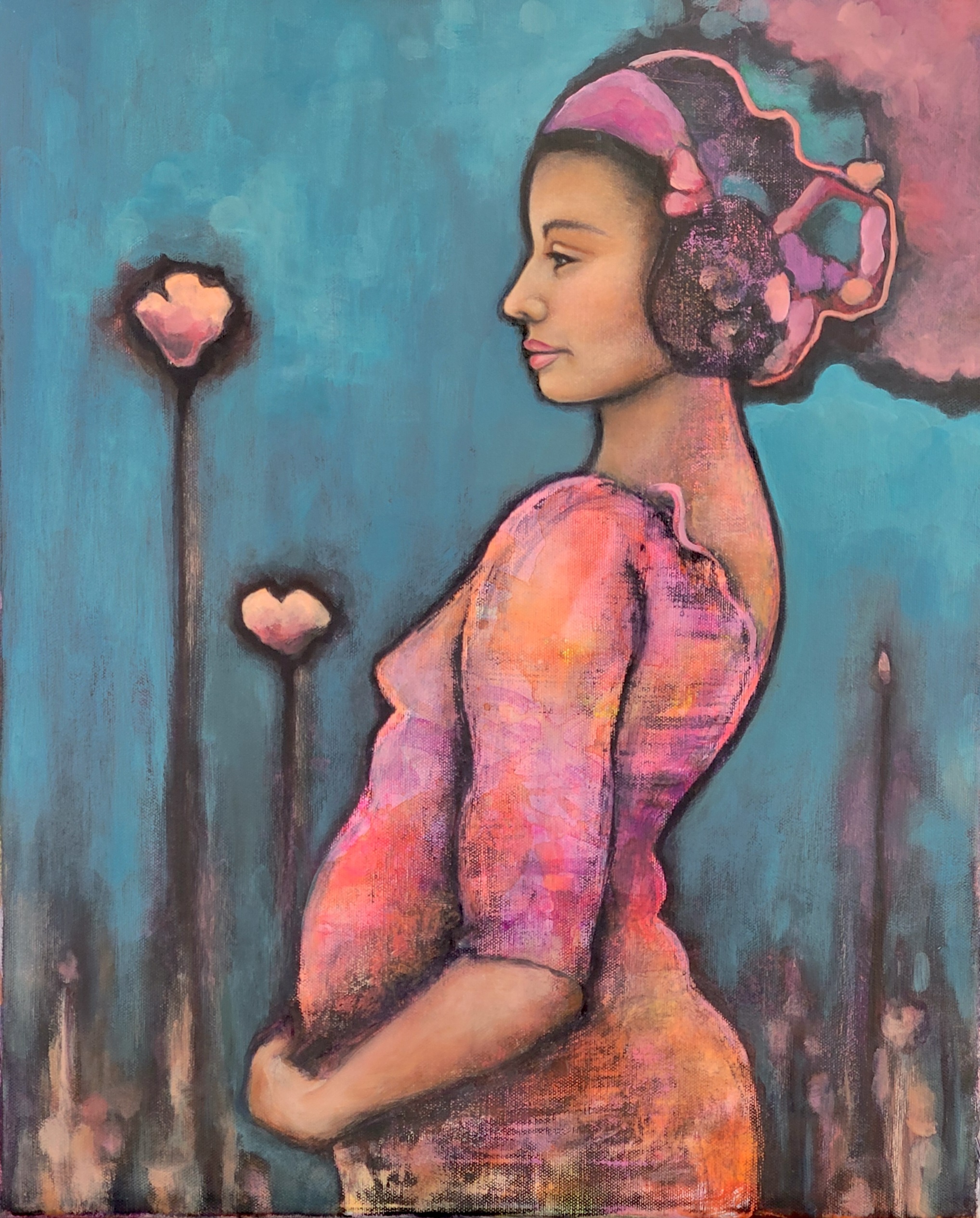 She Holds the Moment