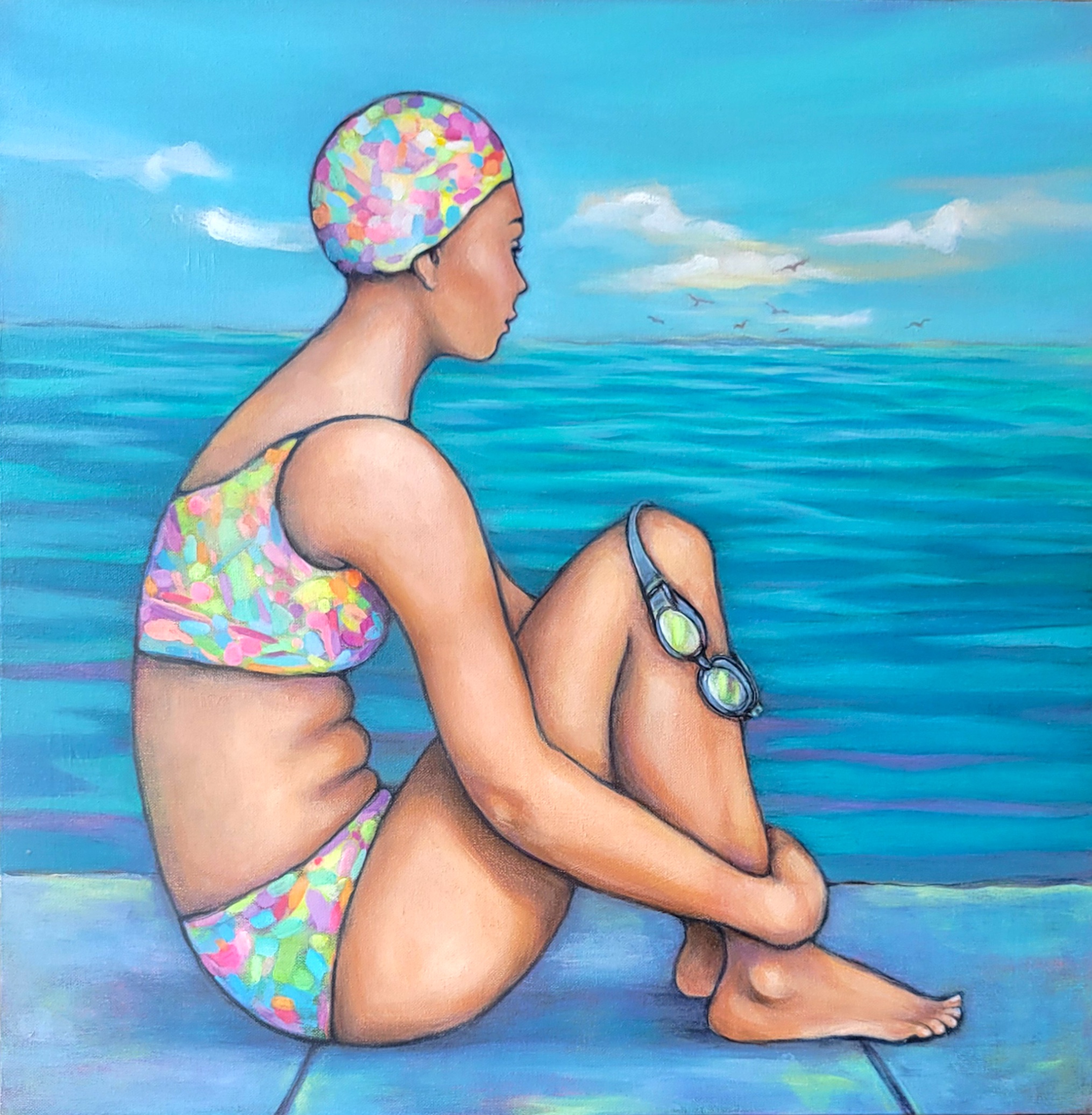 Swimmer's Gaze