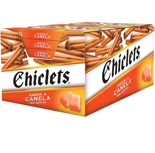 Chiclets Cinnamon Chewing Gum 14X16,5GRS
