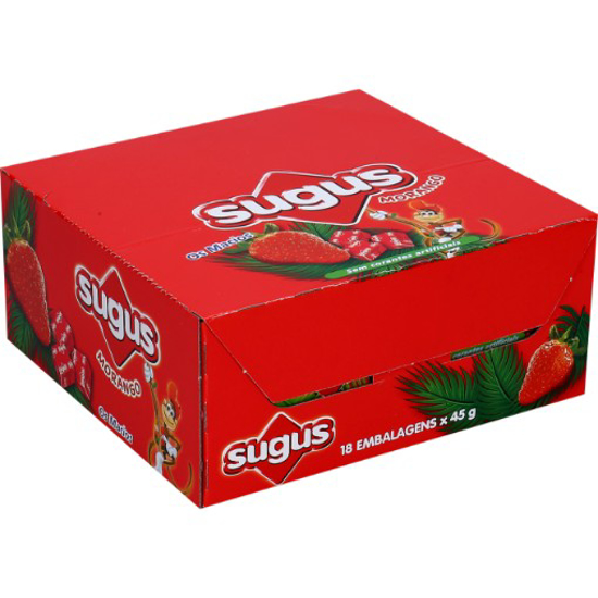 Sugus Strawberry Candy Box 18X45GRS