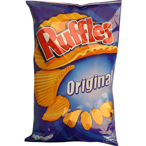 Ruffles Original Potato Chips 125GRS