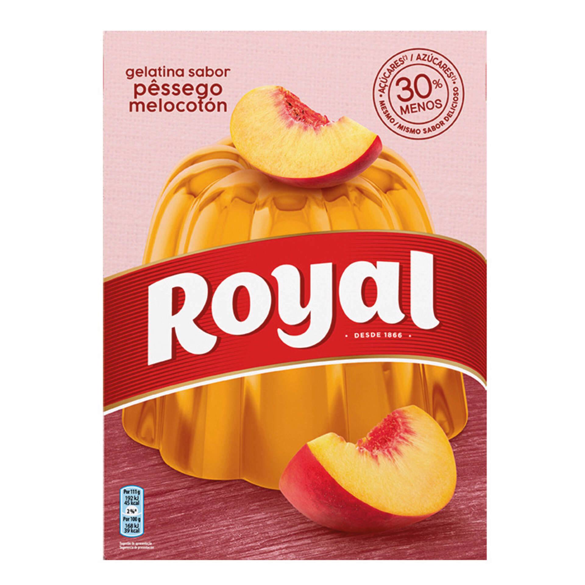Royal Peach Gelatin 114GRS