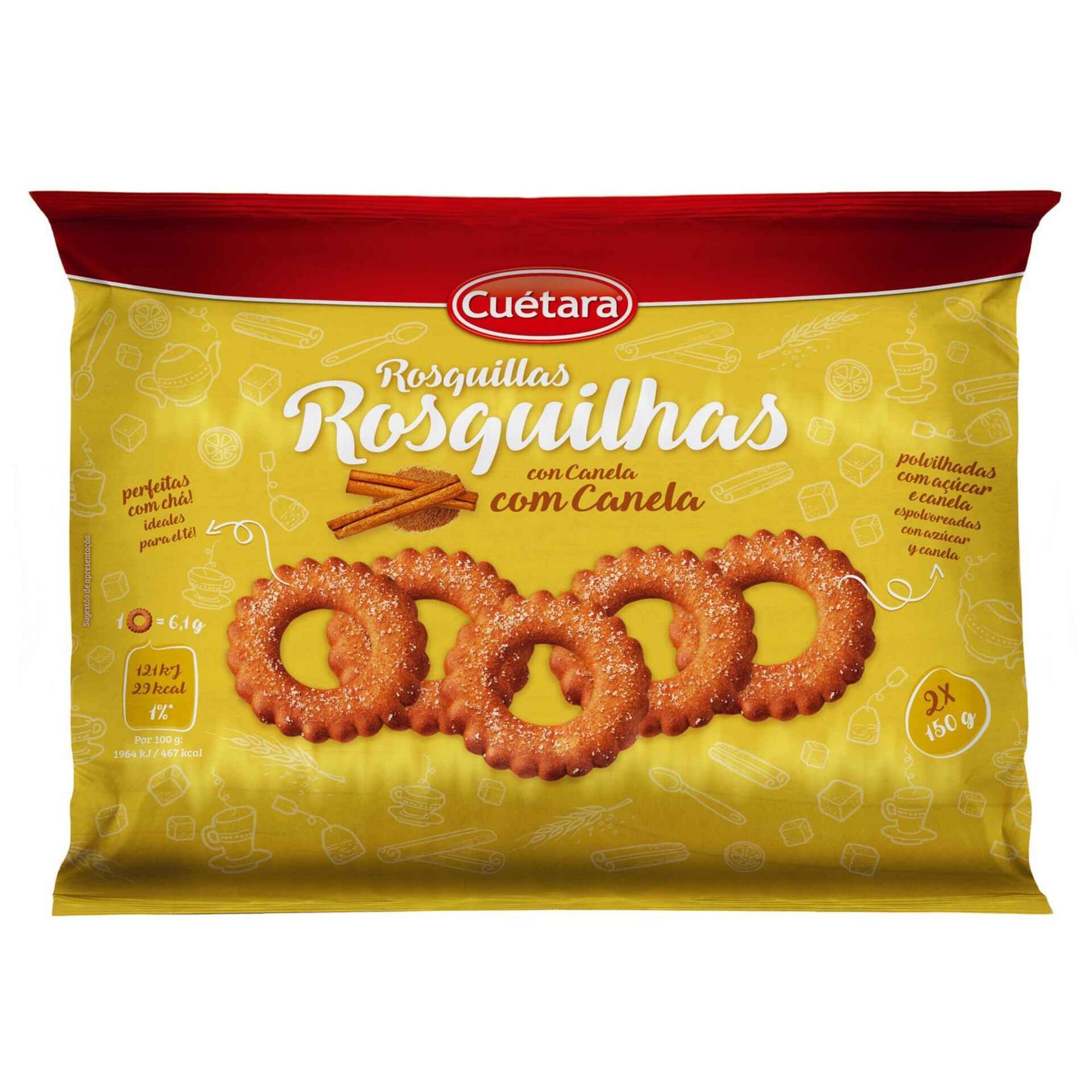 Cuétara Rosquillas Cinnamon Biscuits 300GRS