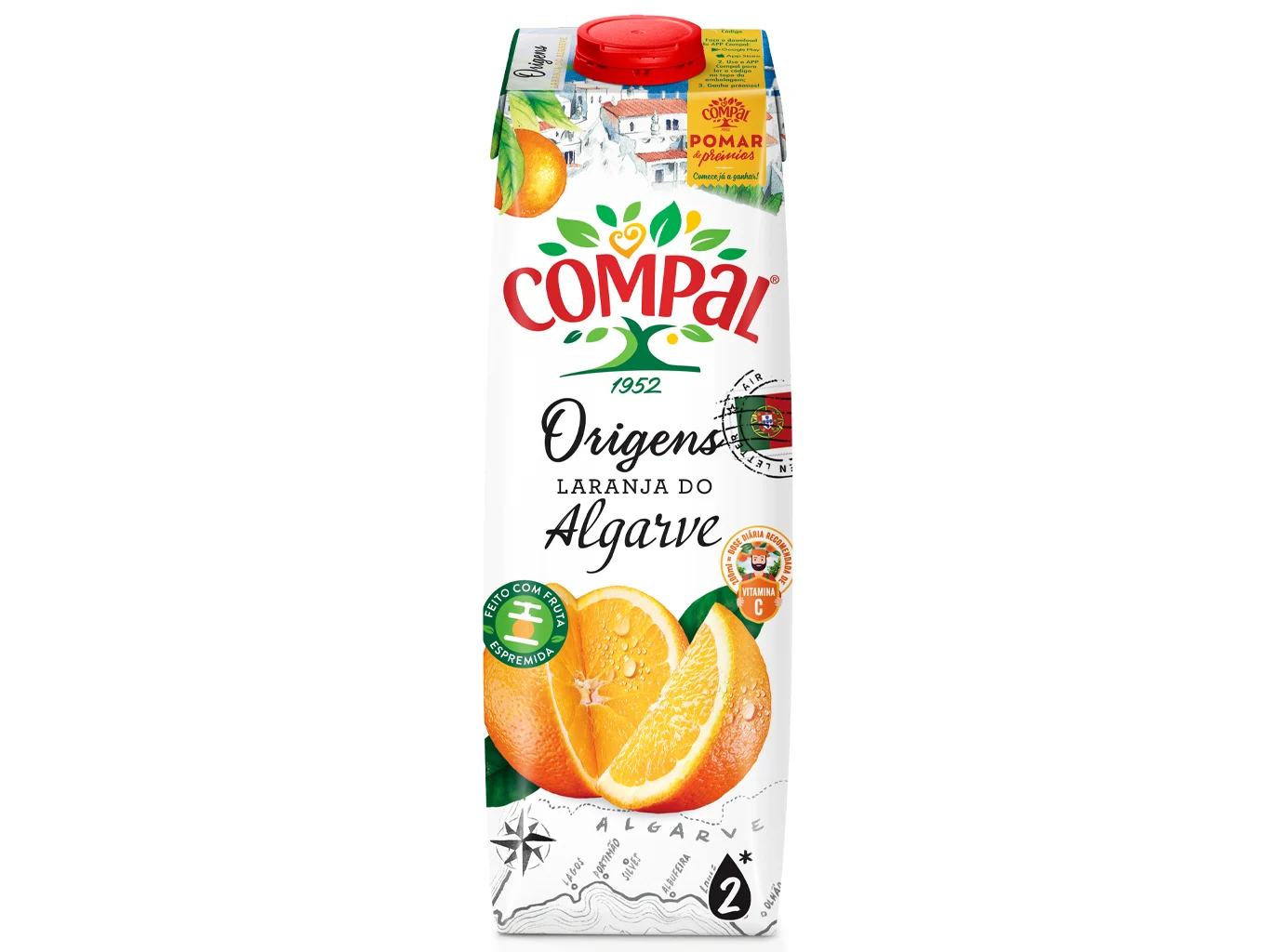 Compal Algarve Orange Juice 1LT