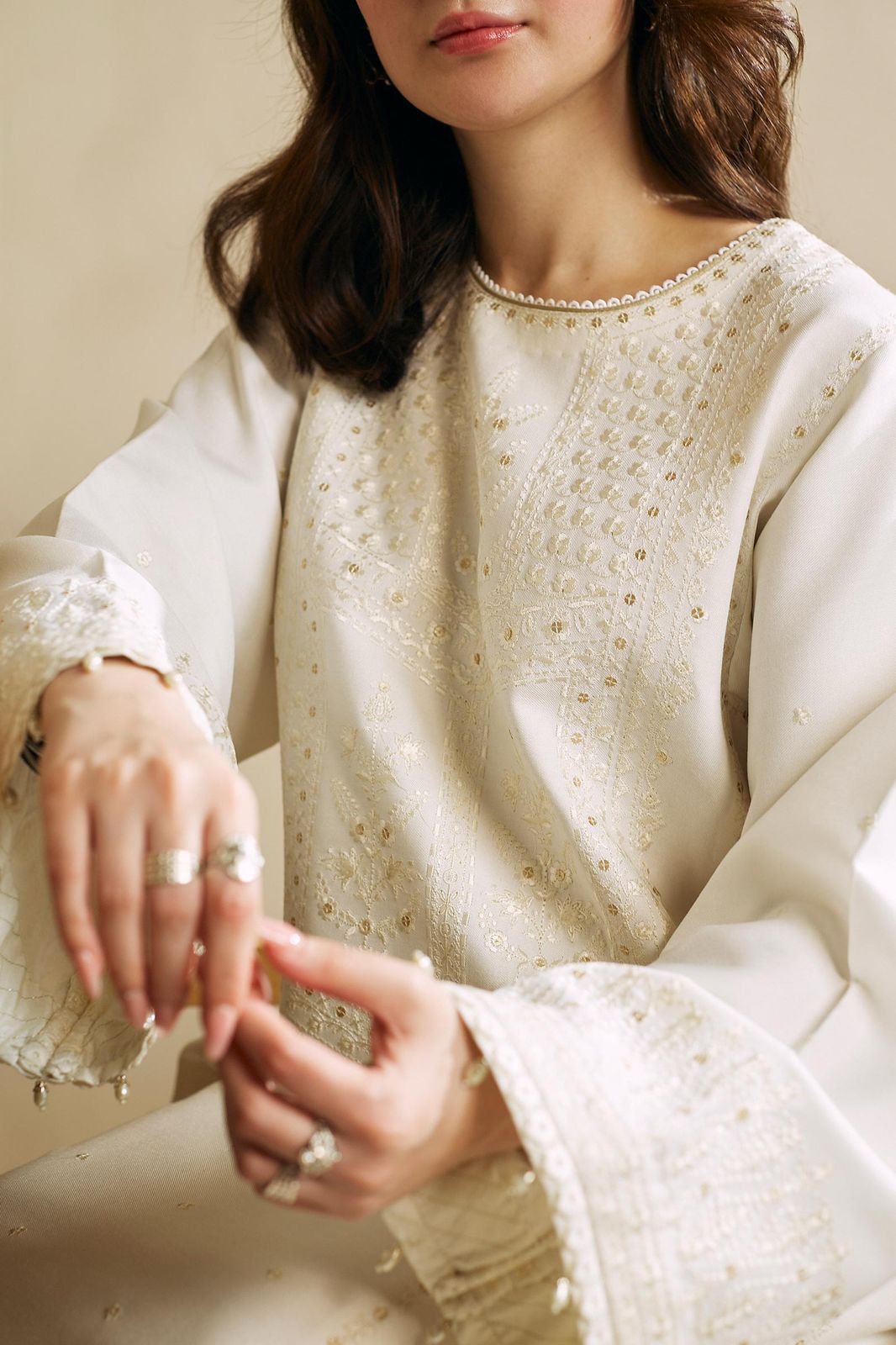 Zara Shahjahan 5009 3pc dhanak unstitched