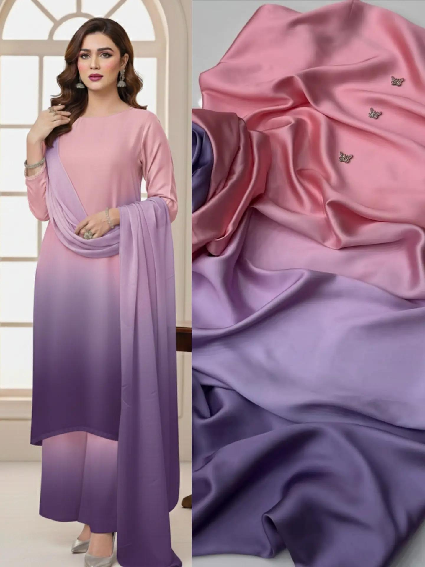 Silk Shamoos 3 colors Unstiched 