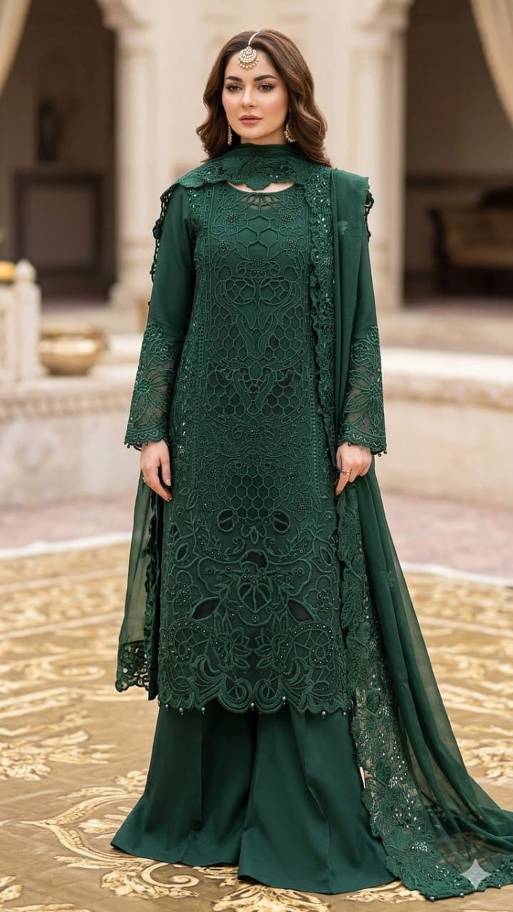 Lawn Embroidered 3pc Unstitched 