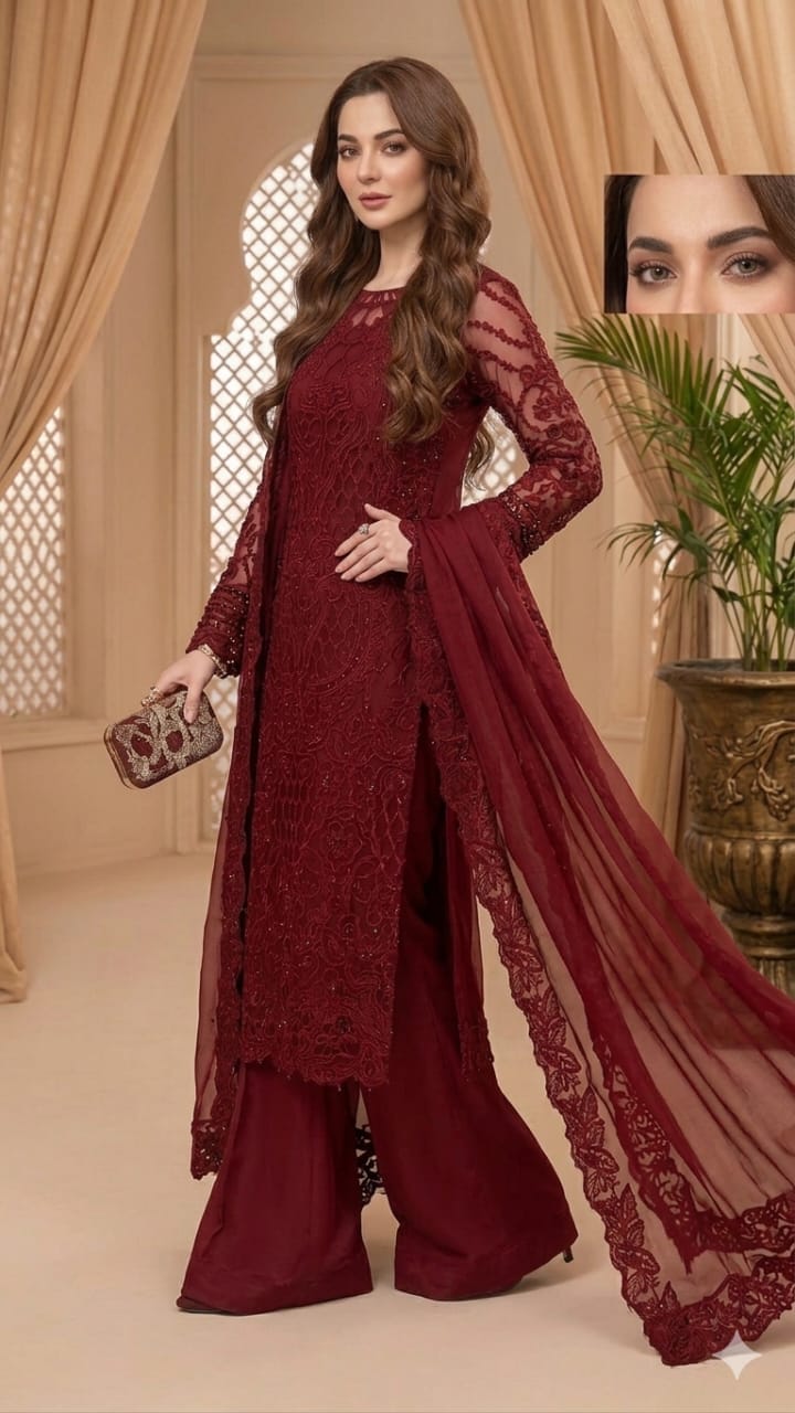 Lawn Embroidered 3pc Unstitched 