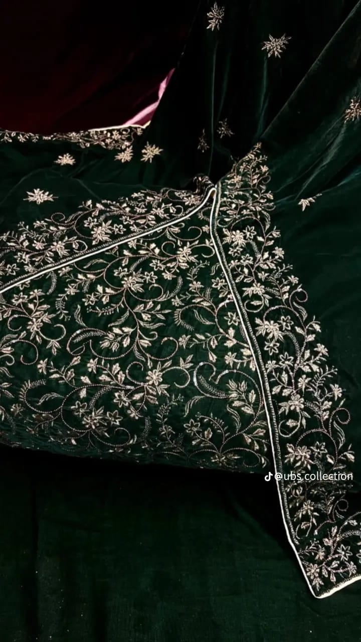 Micro Velvet 3 pc suit with Shawl