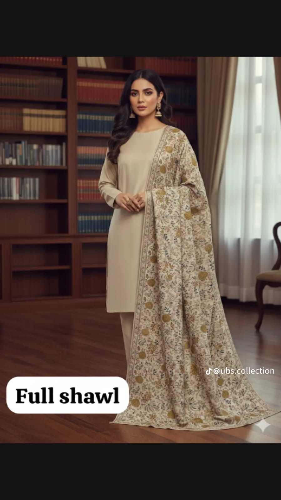 Micro Velvet 3 pc suit with Shawl 