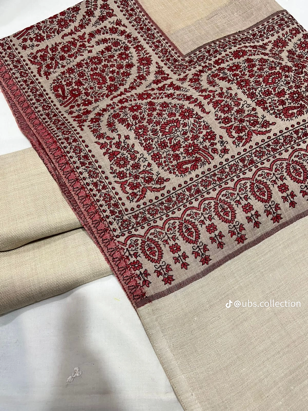 3-Pc Suit with Embroidered Shawl 