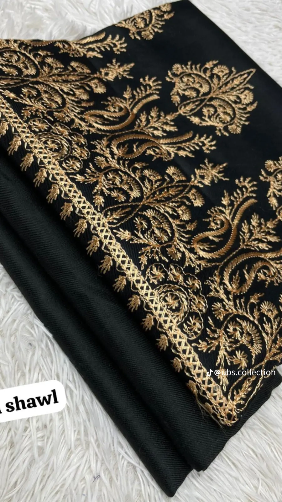 3-Pc Suit with Embroidered Shawl 