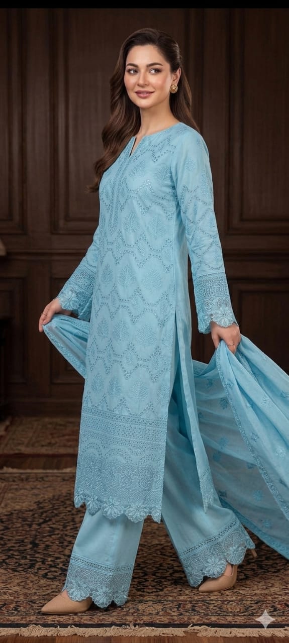 Lawn Embroidered 3pc Unstitched 