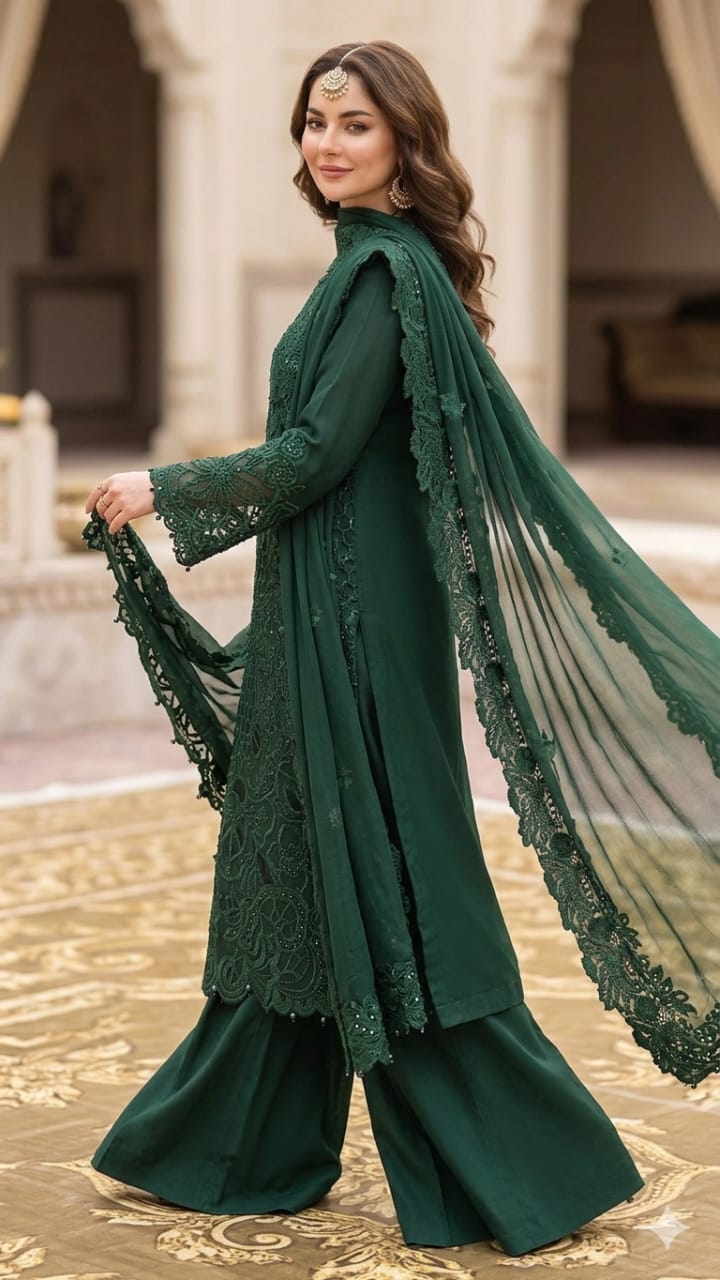 Lawn Embroidered 3pc Unstitched 