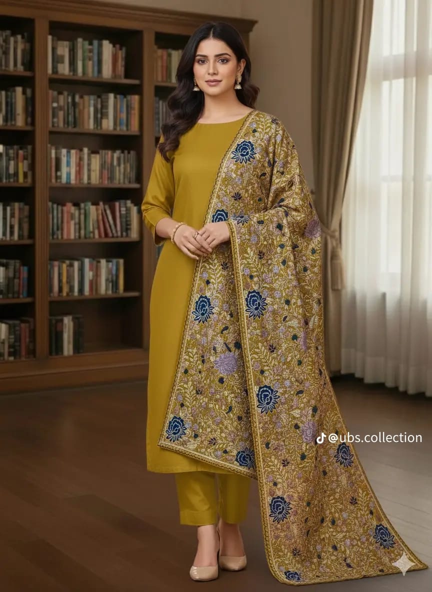 Micro Velvet 3 pc suit with Shawl