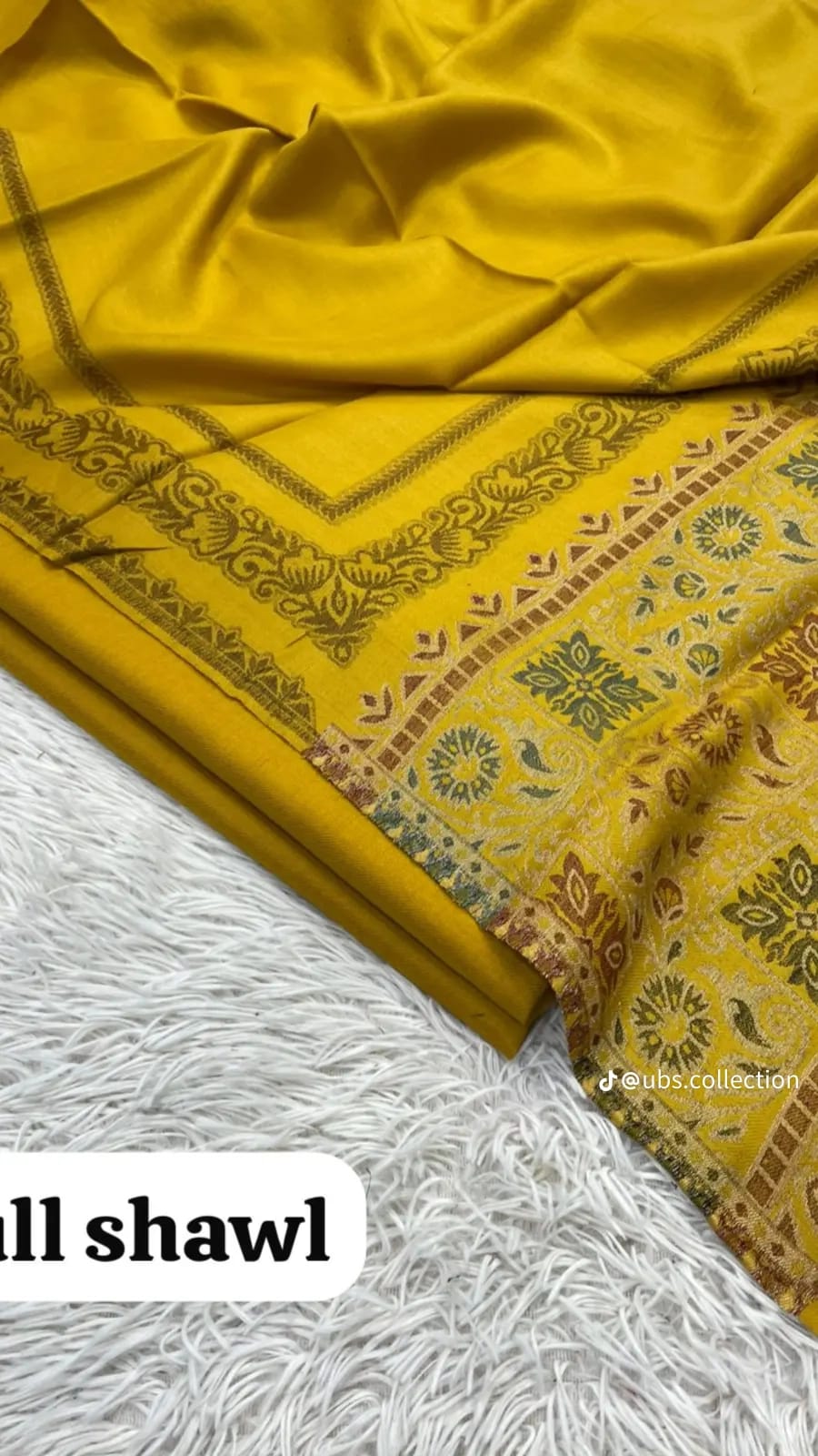 Wool Pashmina 3 pc suit with Shawl 