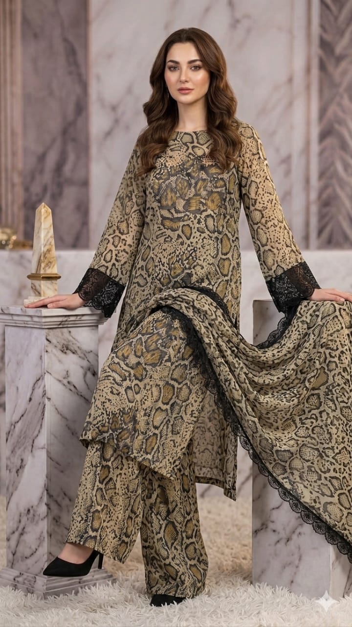 Lawn 3pc Unstitched Patch Series