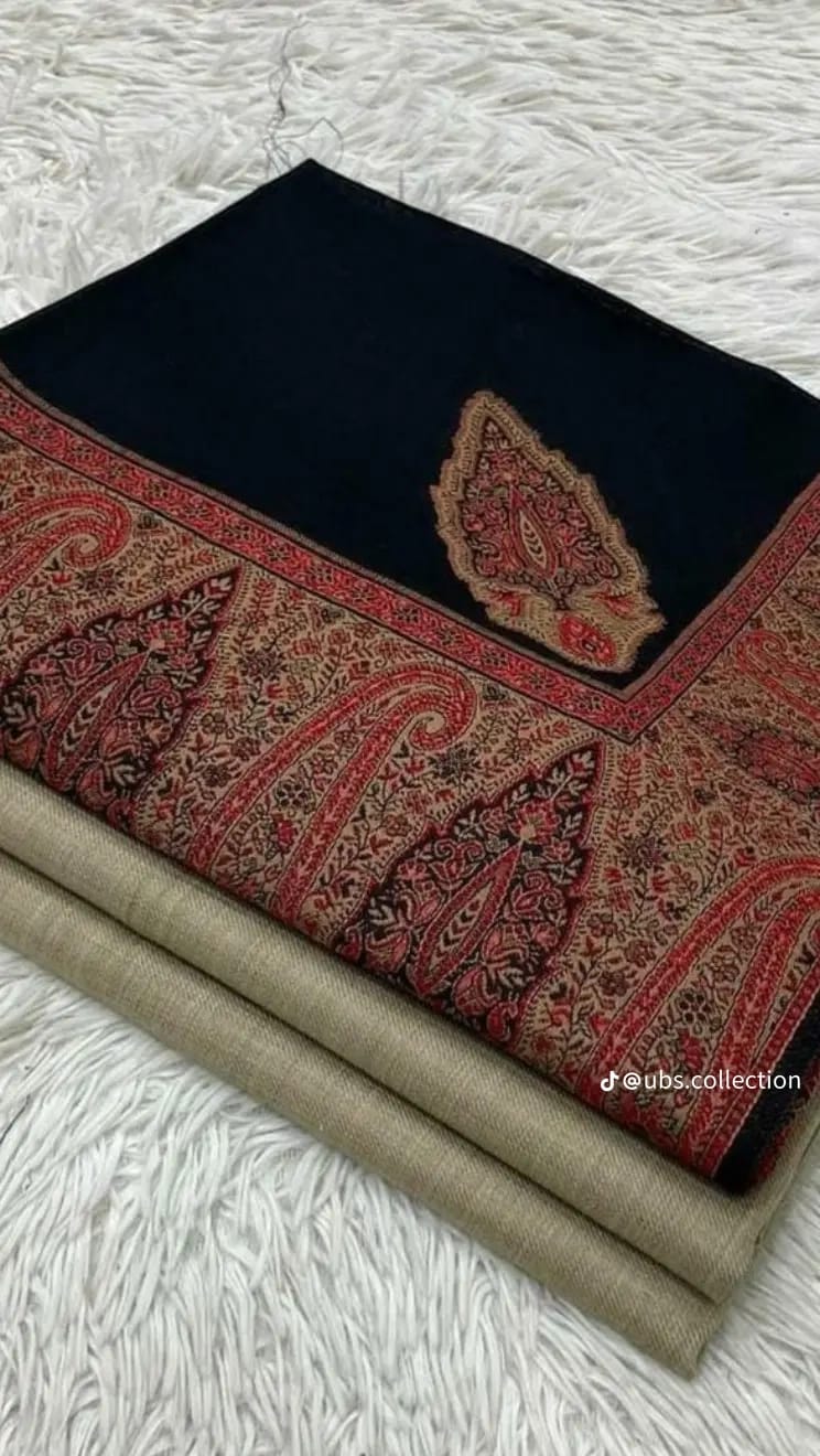 Wool Shawl 3 PC SUIT 