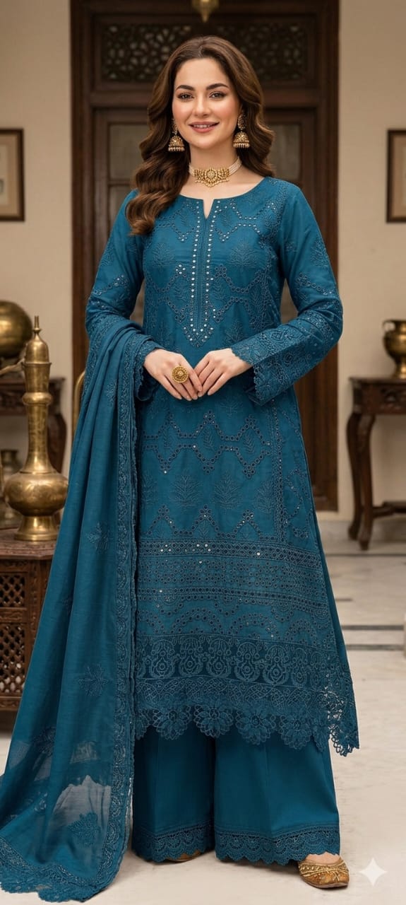 Lawn Embroidered 3pc Unstitched 