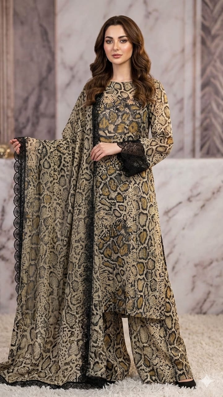 Lawn 3pc Unstitched Patch Series