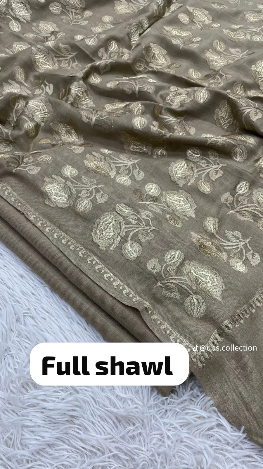 3-Pc Suit with Embroidered Shawl 