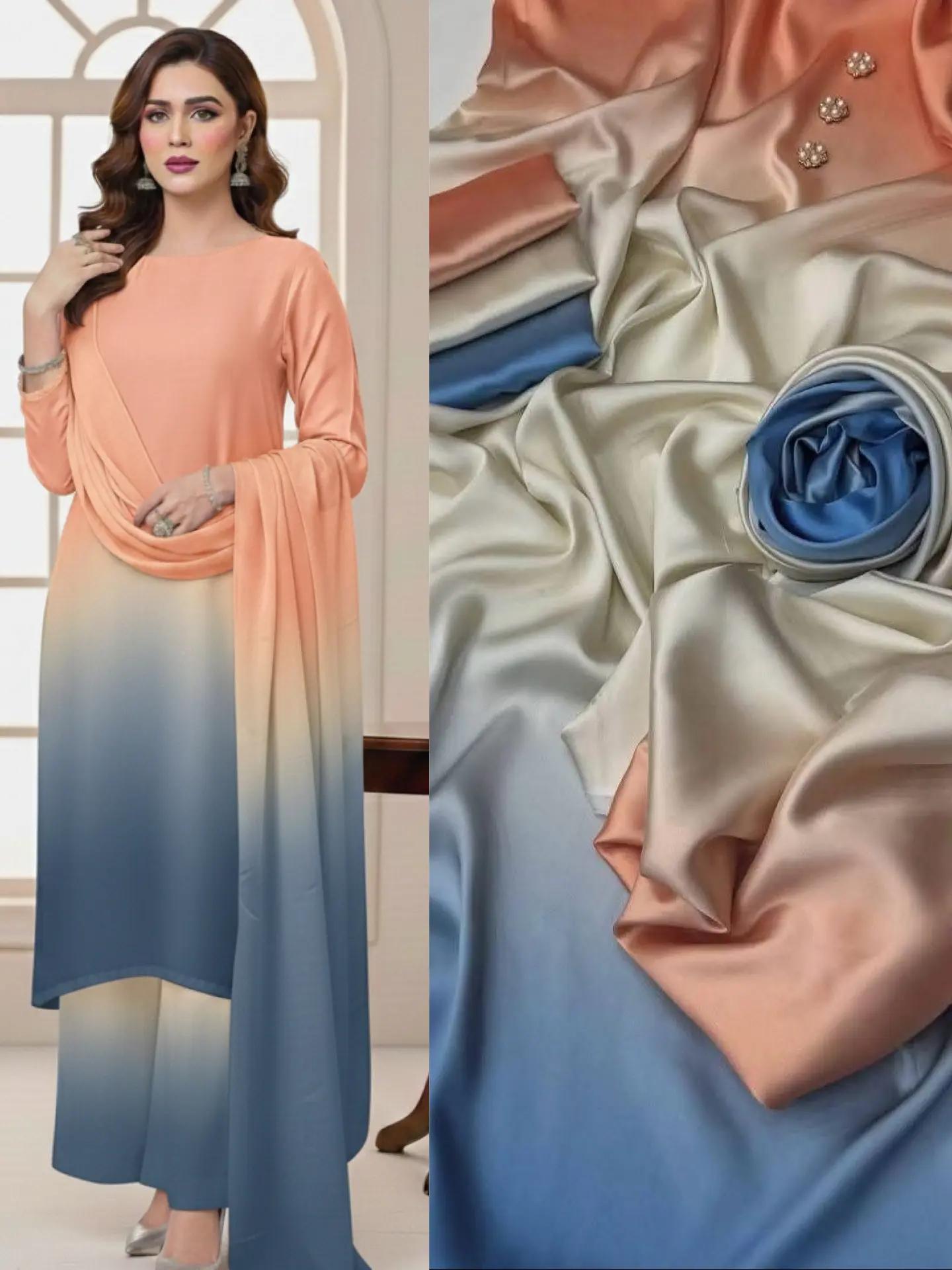 Silk Shamoos 3 colors Unstiched 