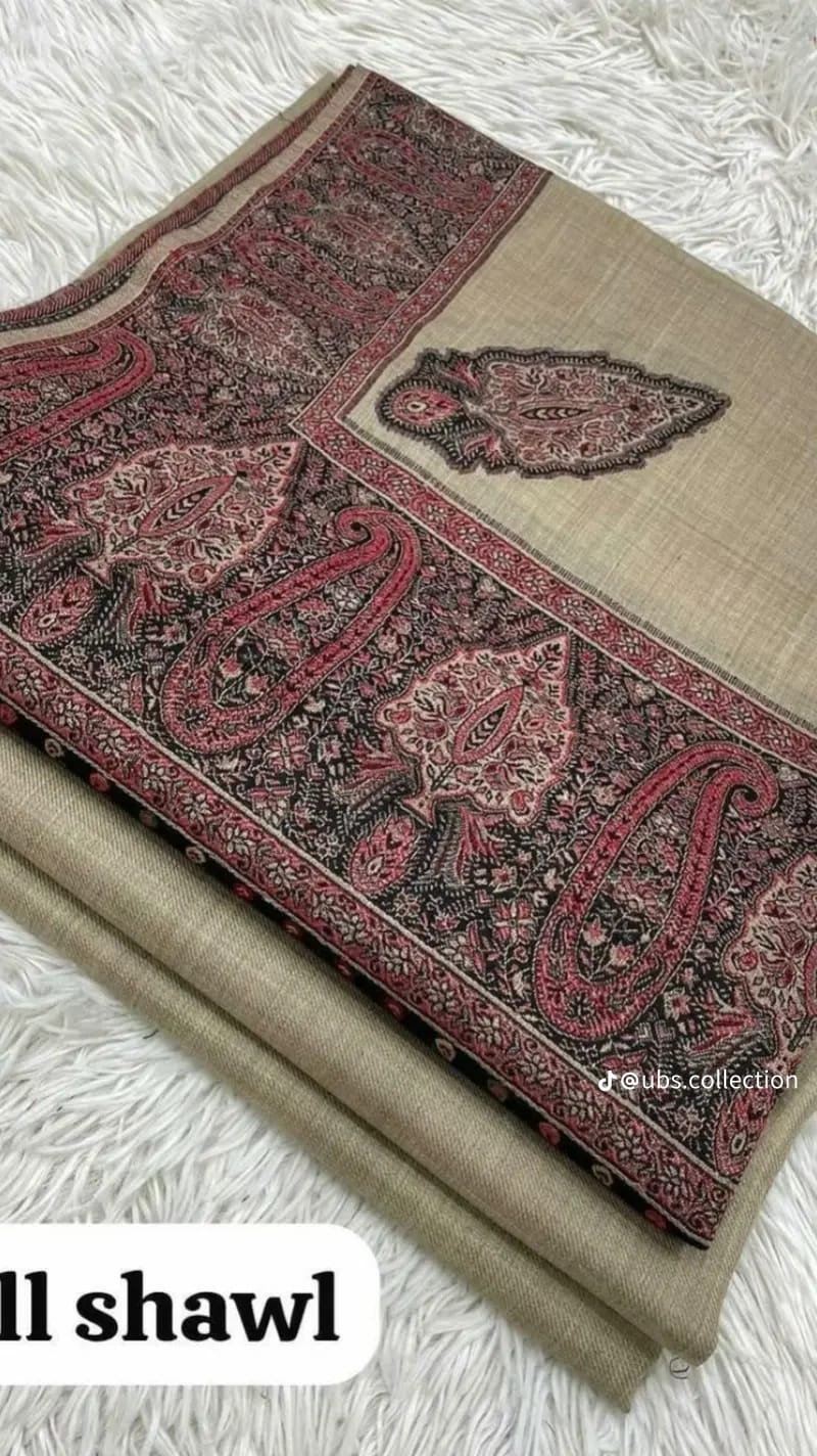 Wool Shawl 3 PC SUIT 