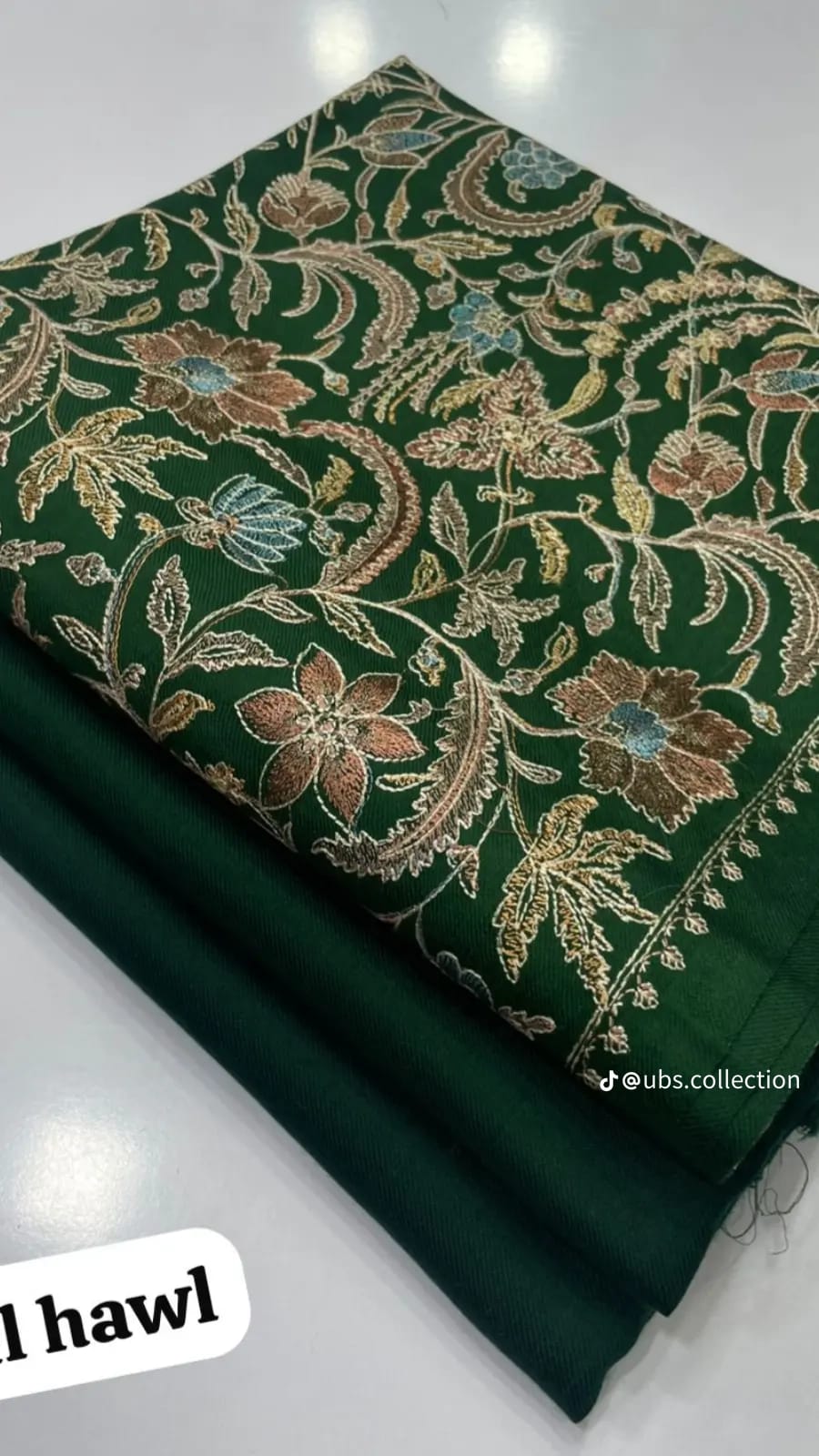 3-Pc Suit with Embroidered Shawl 