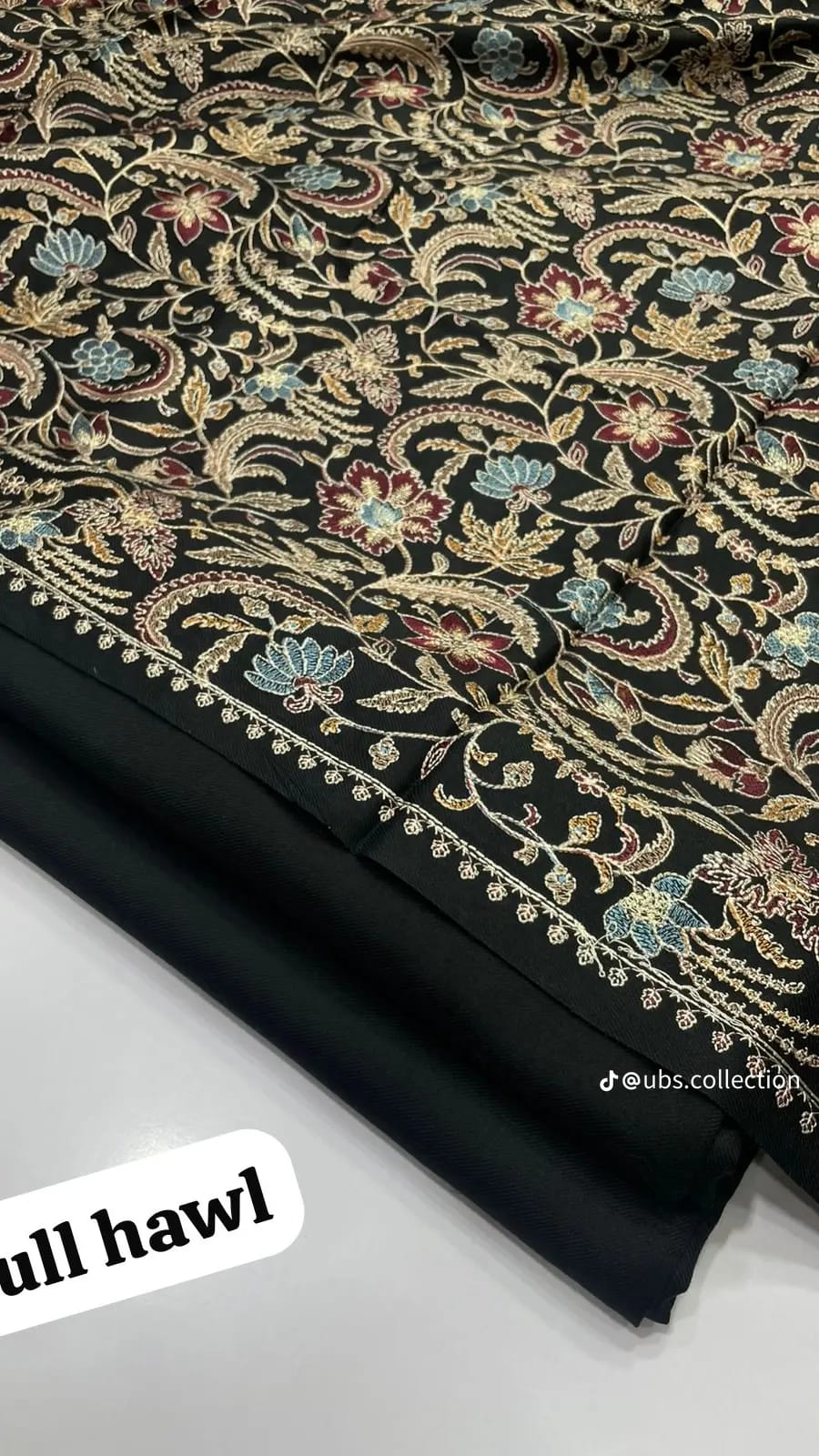 3-Pc Suit with Embroidered Shawl 