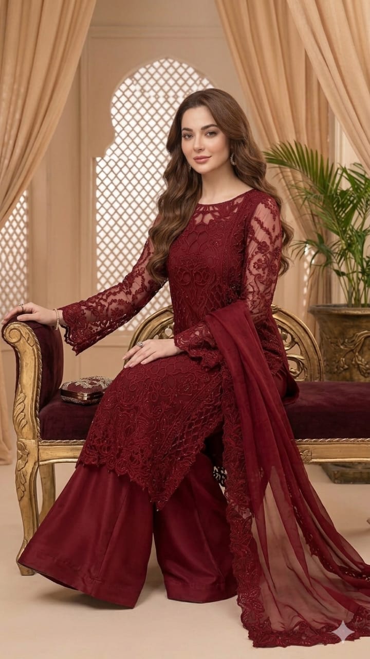 Lawn Embroidered 3pc Unstitched 