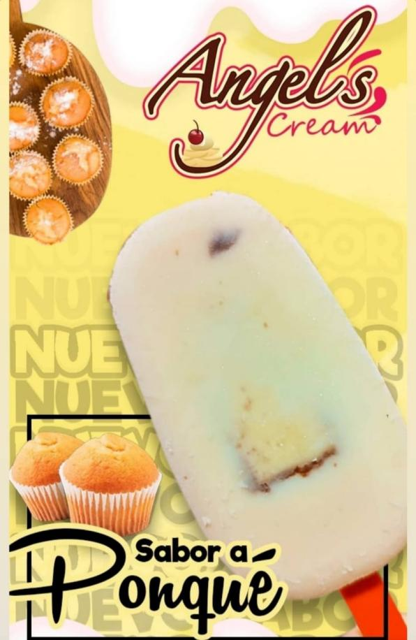 Paleta sabor a Ponqué