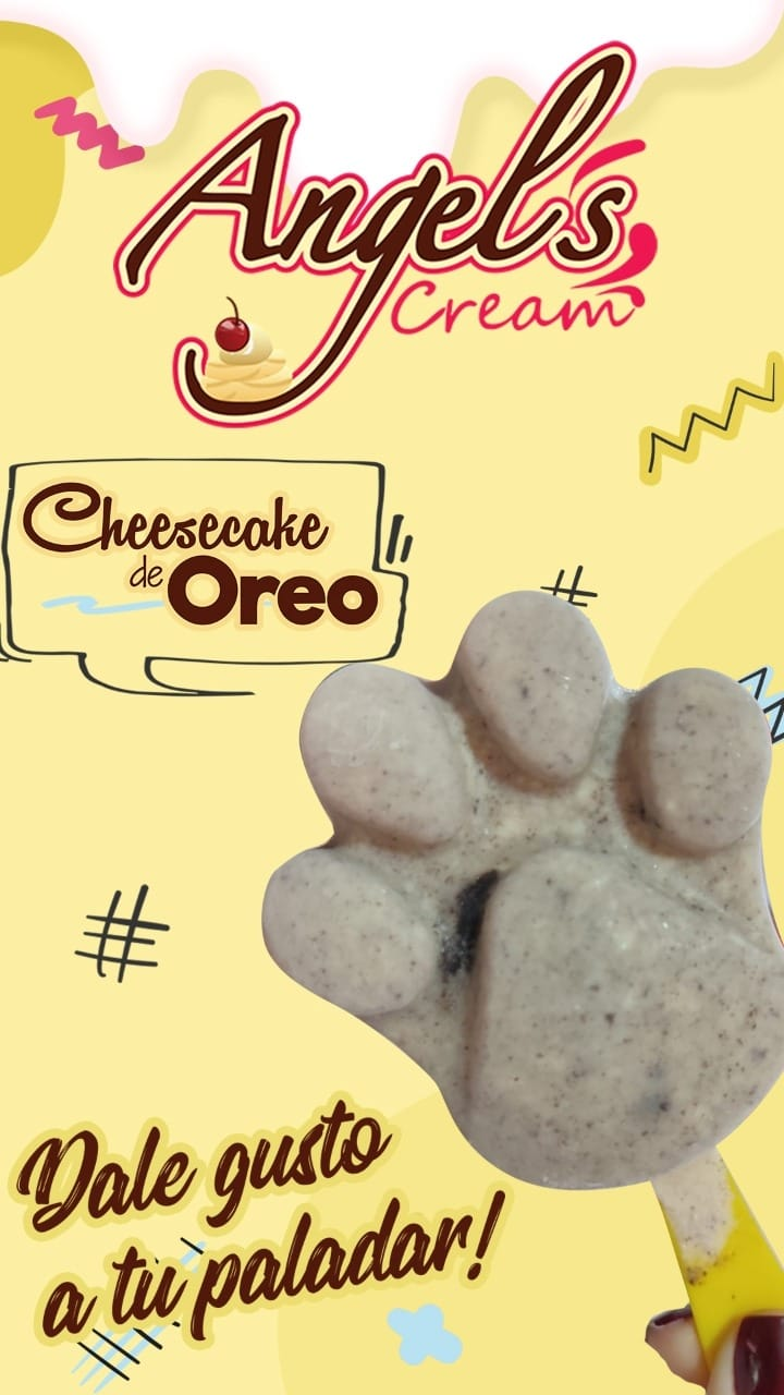 Paleta de Cheesecake de Oreo