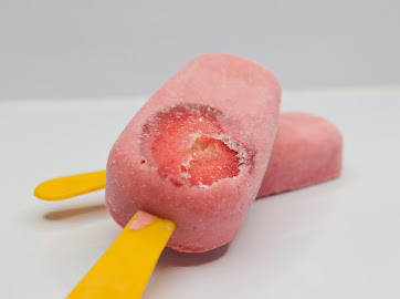 Paletas de fresa