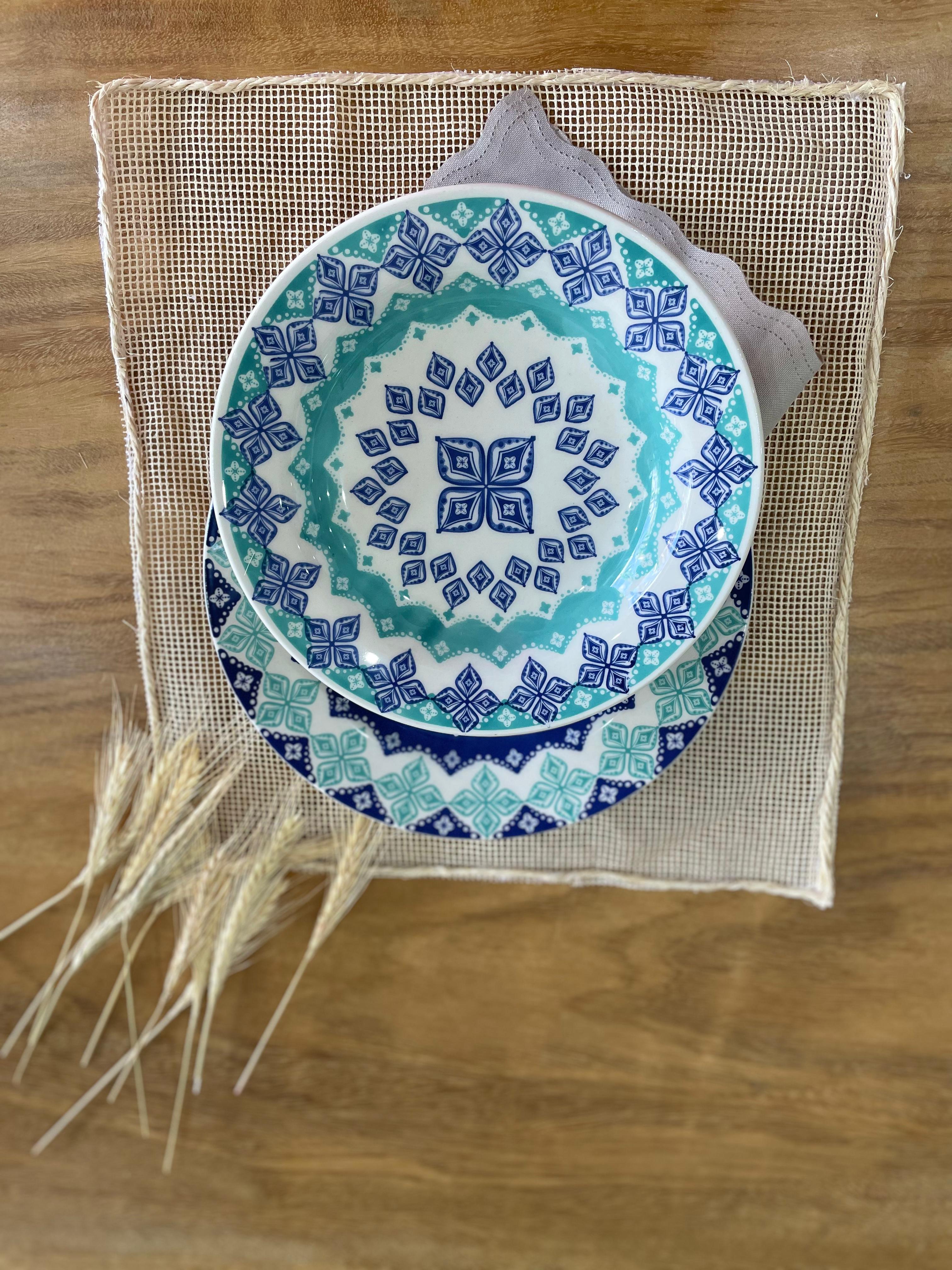 Tigela de cerâmica decorativa