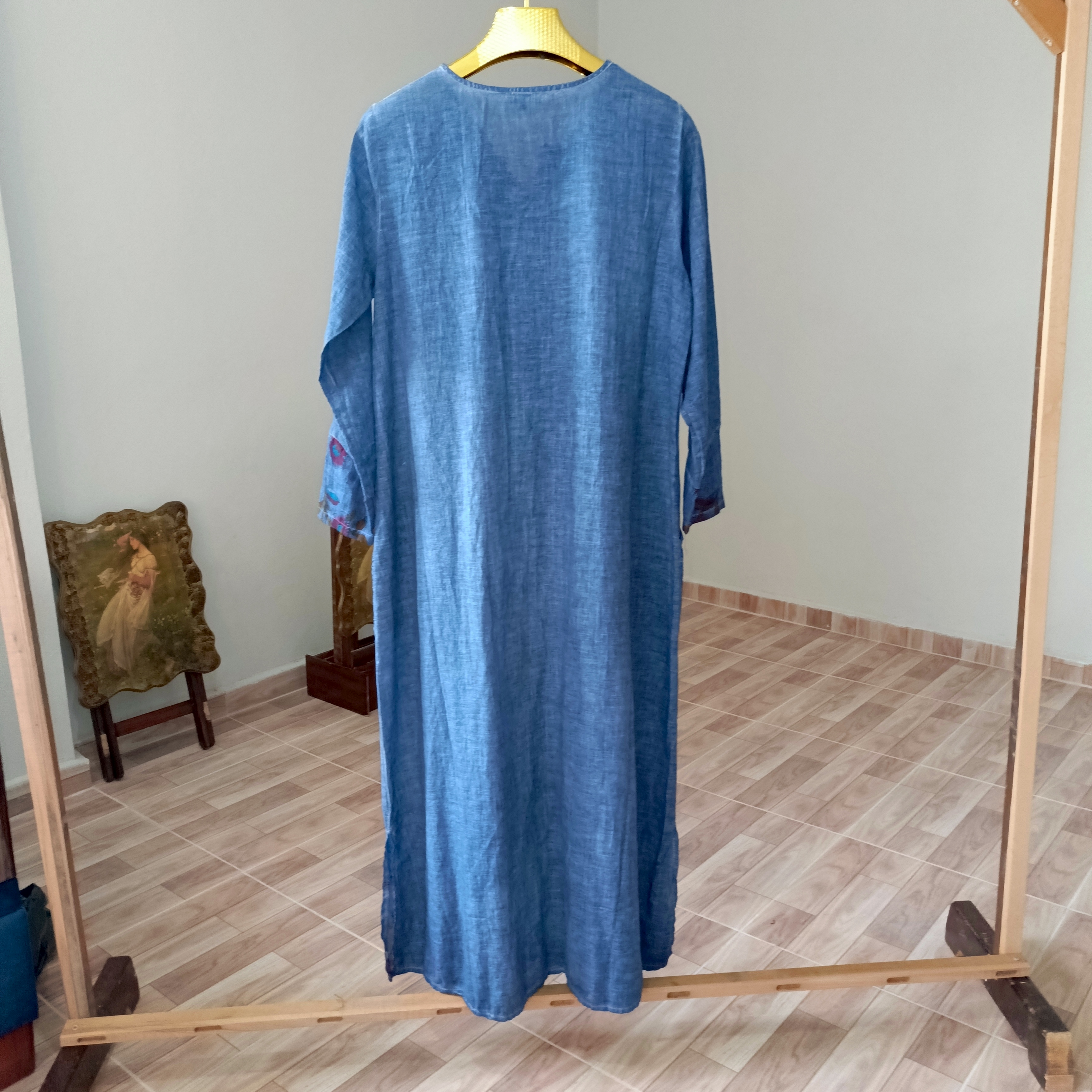 Keten yazlık elbise