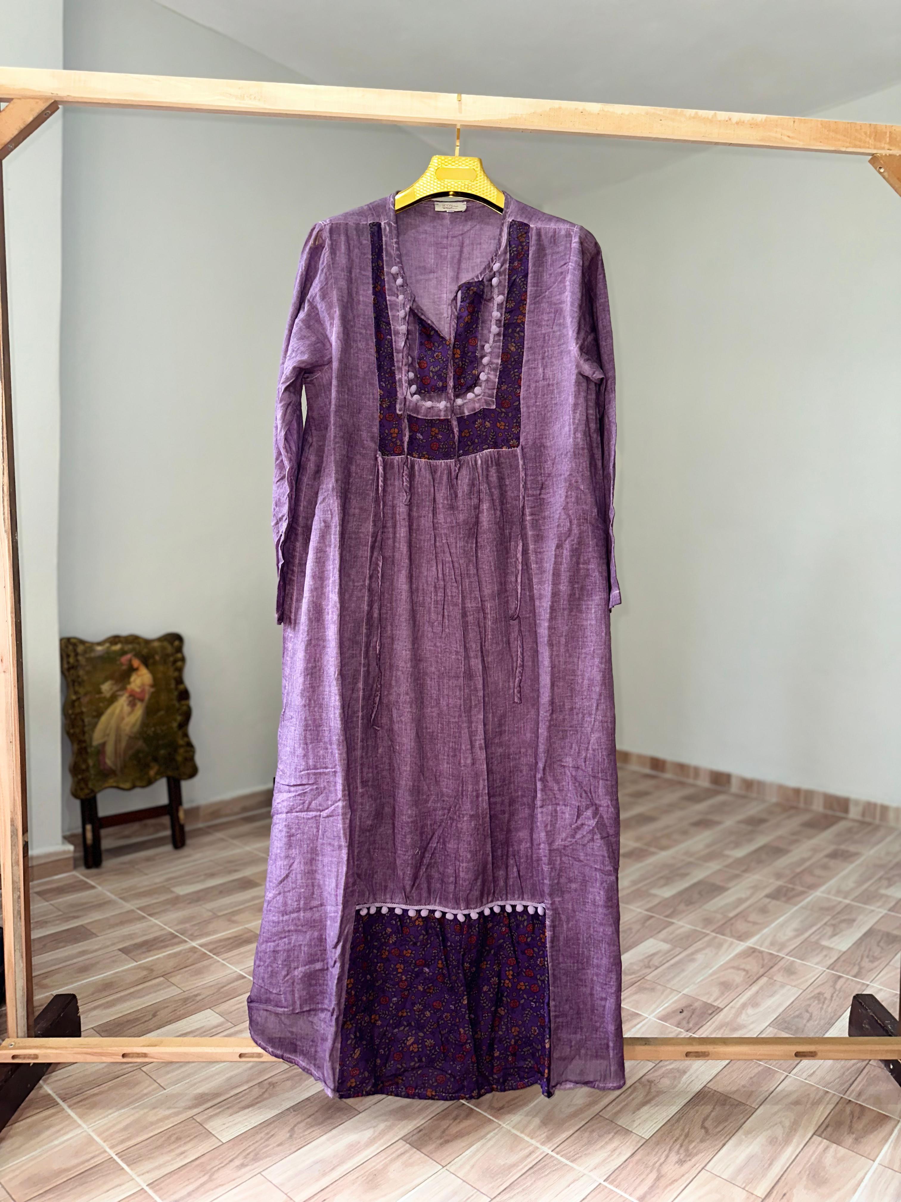 Keten yazlık elbise