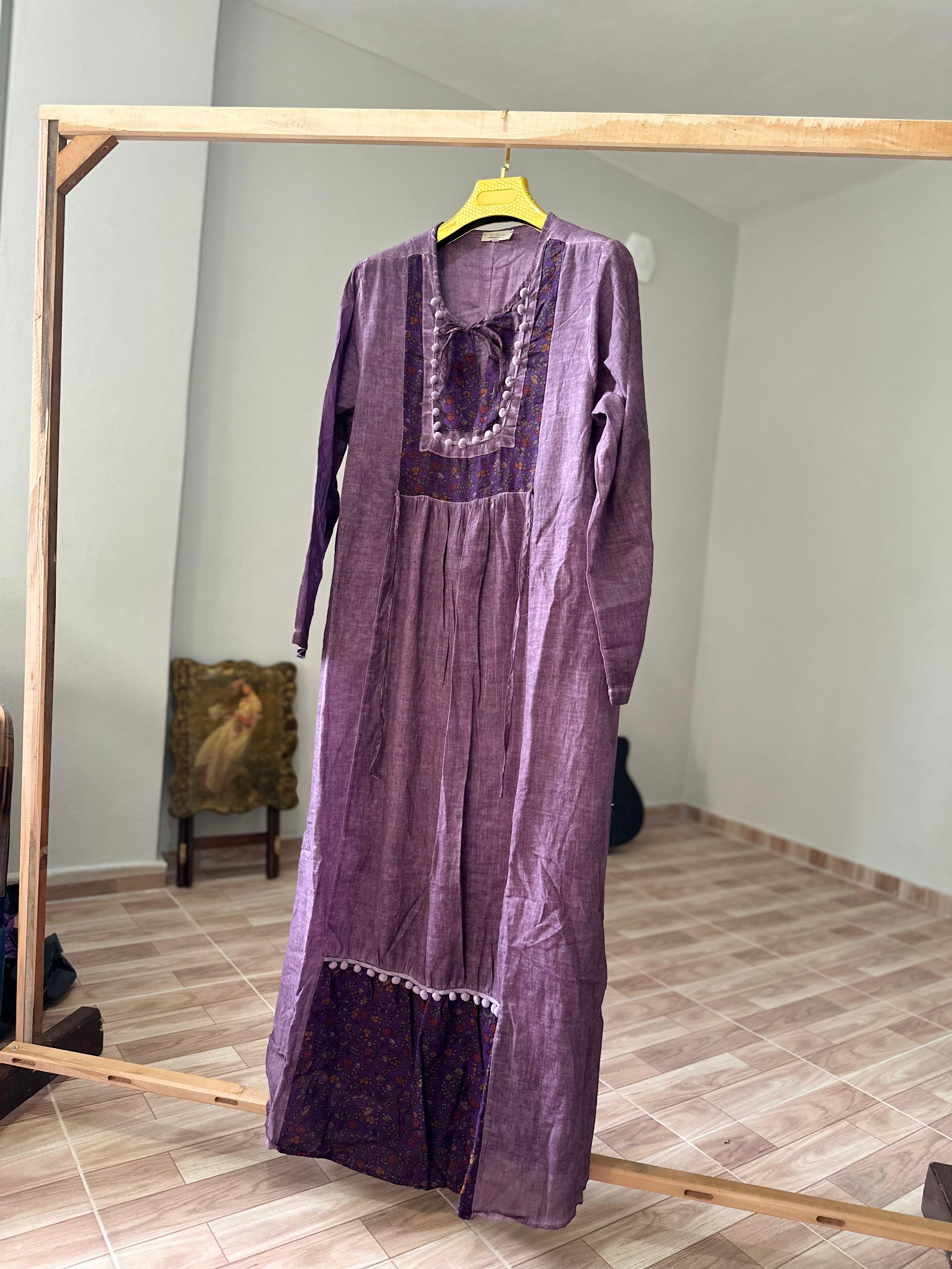 Keten yazlık elbise