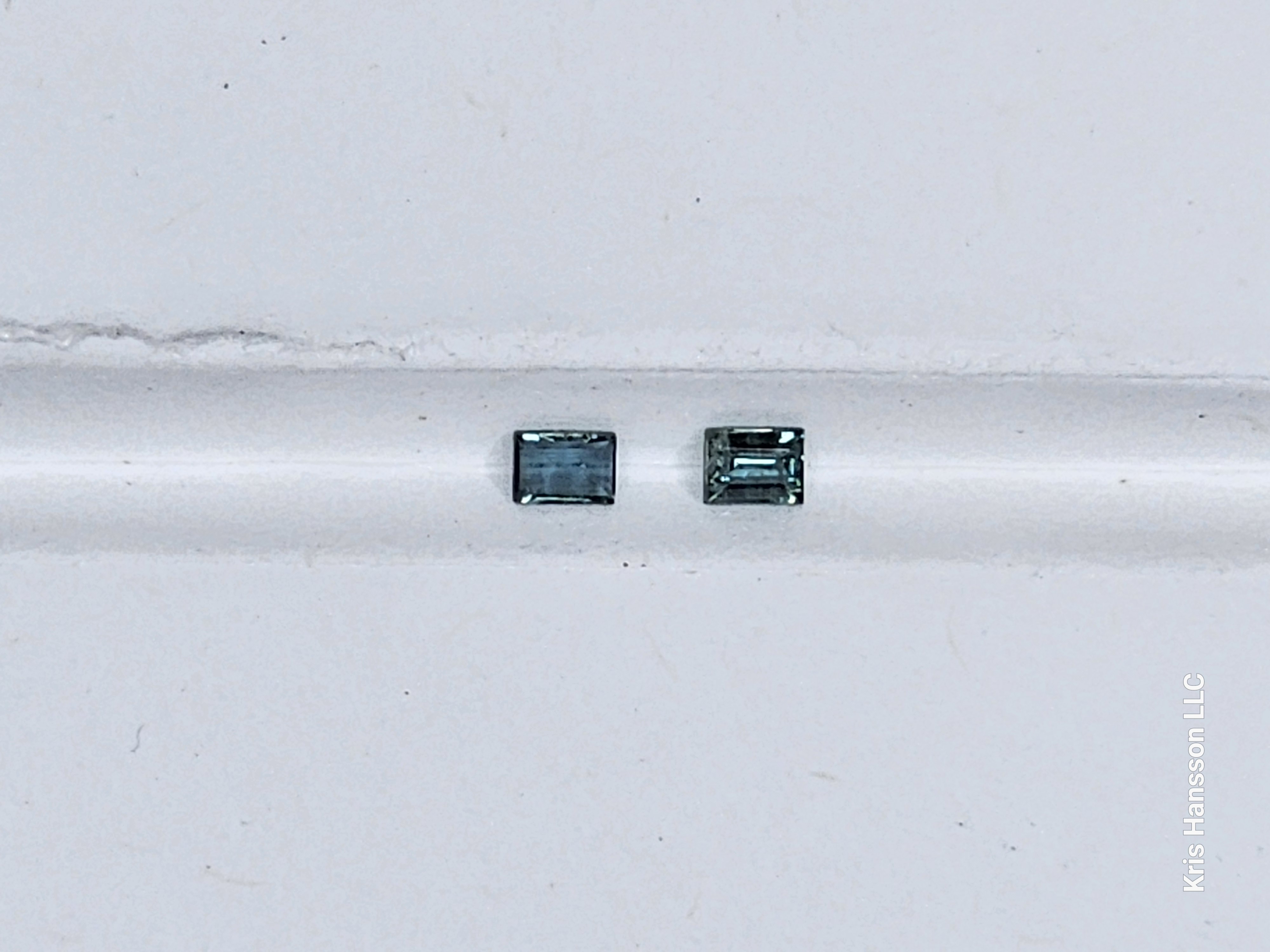 In this lot: Set of Two rectangular step cut Natural Alexandrite