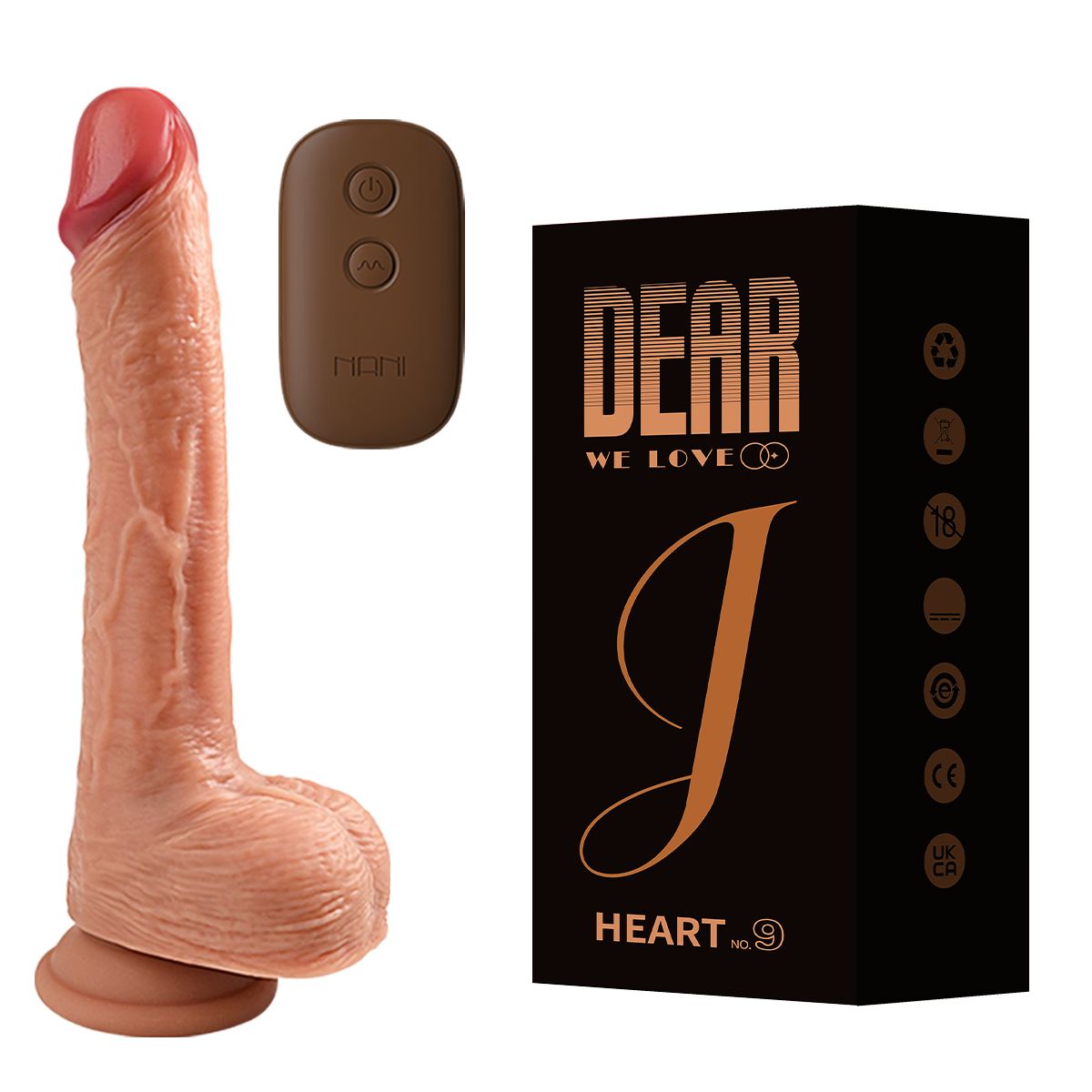 Thrusting Dildo Vibrator Sex Toy - Sliding Ring Realistic Dildo Sex Novelties Dildos 10 Modes Vibrating Thrusting Heating Suction Cup Dildo Adult Toys for Women Men Couples