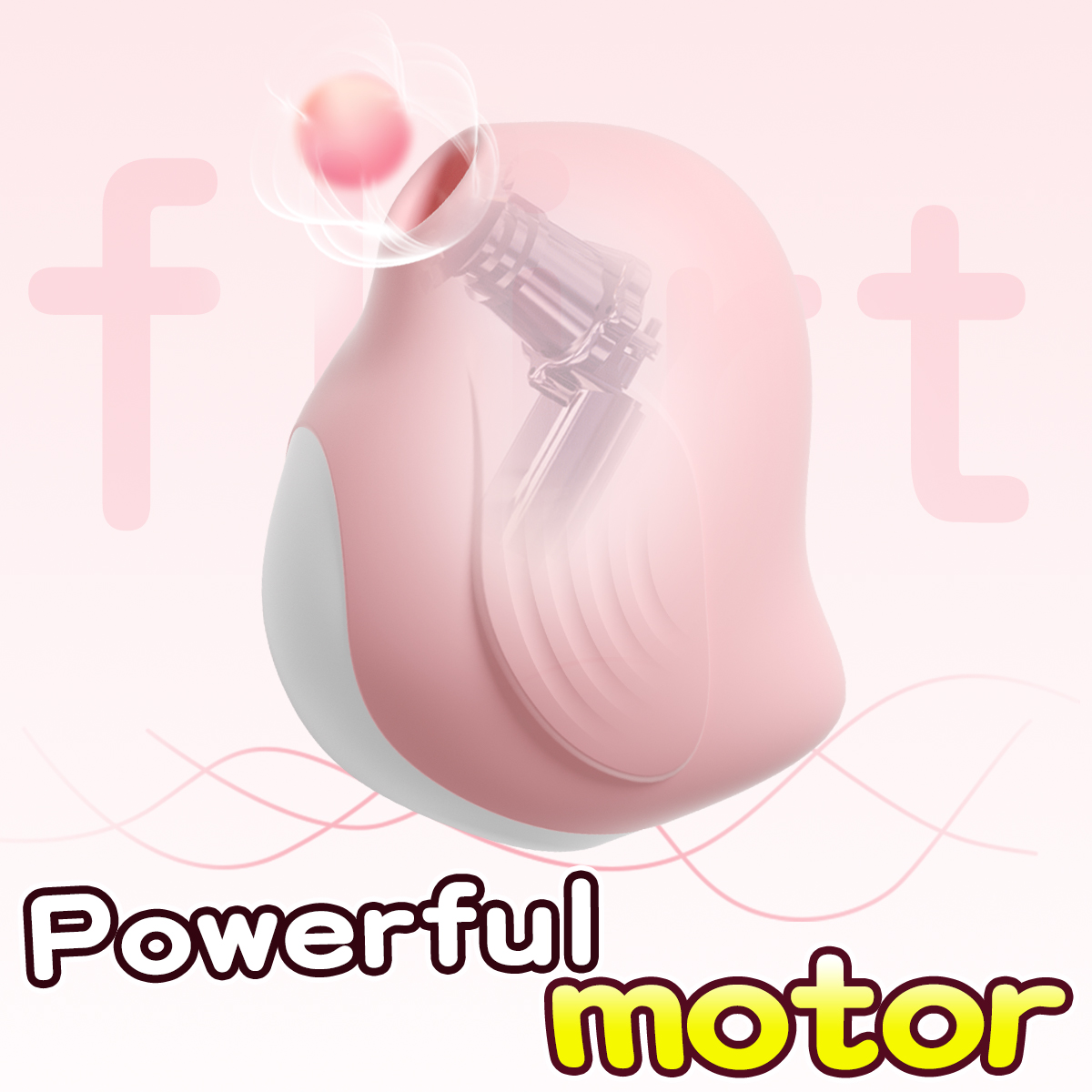 BoBo Bird Clitoral Sucking Vibrator for Women – 10 Speeds Full-Body Vibration, Food-Grade Silicone, Whisper-Quiet, Portable Egg Massager with Powerful Suction, Yellow/Pink