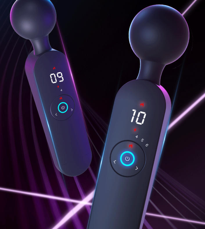 ToySsexy War God AV Wand – Smart Heating Constant Temperature Massage Stick, 12 Modes 6 Intensities Multi-Frequency Strong Vibration, Low Noise Waterproof Adult Vibrator for Women G-Spot Clitoris Stimulation (Wholesale OEM)