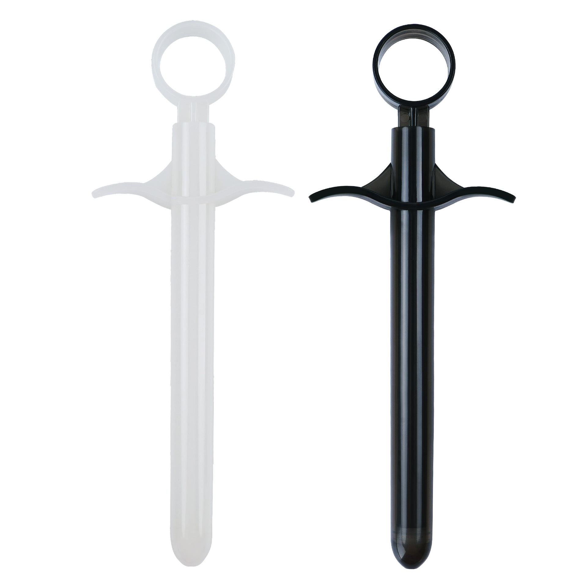 BUYUER Reusable Lube Applicator & Injector – Anal Lubricant Launcher, Vaginal Syringe for Women, Oil Injector for Gay Men, Eco-Friendly Silicone + Plastic, Set with Water-Based Lube (50ml / 100ml)